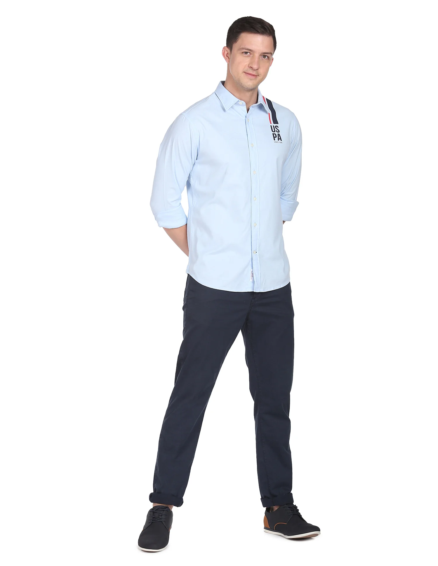 Stretchy Oxford Shirt - Image 3
