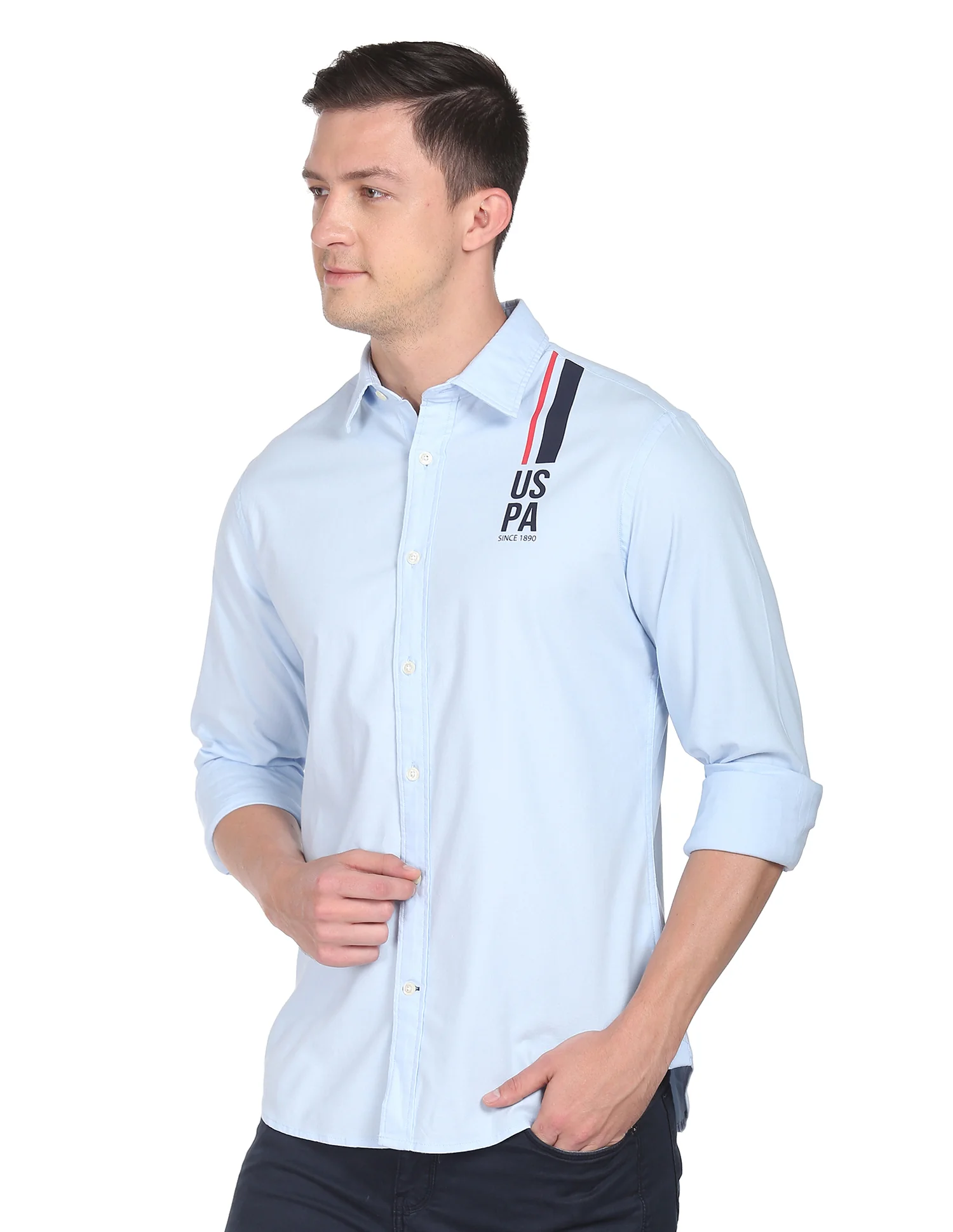 Stretchy Oxford Shirt - Image 4