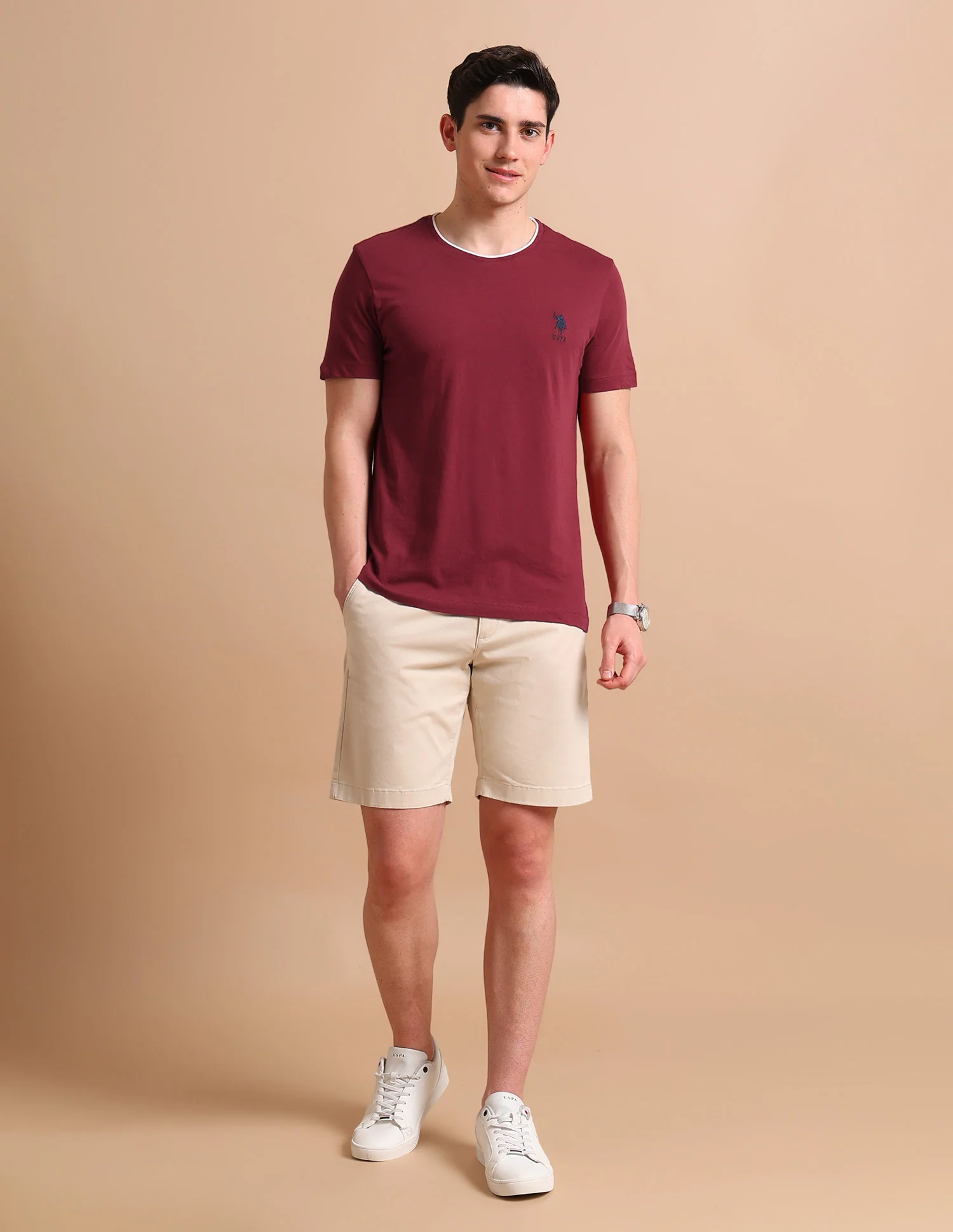 Stretchy Tipped T-Shirt - Image 3