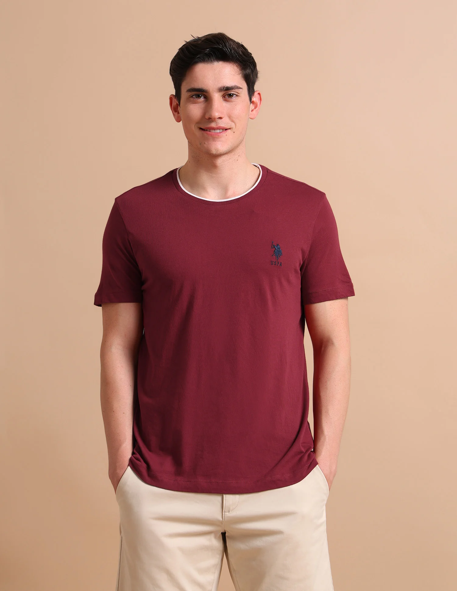 Stretchy Tipped T-Shirt - Image 6