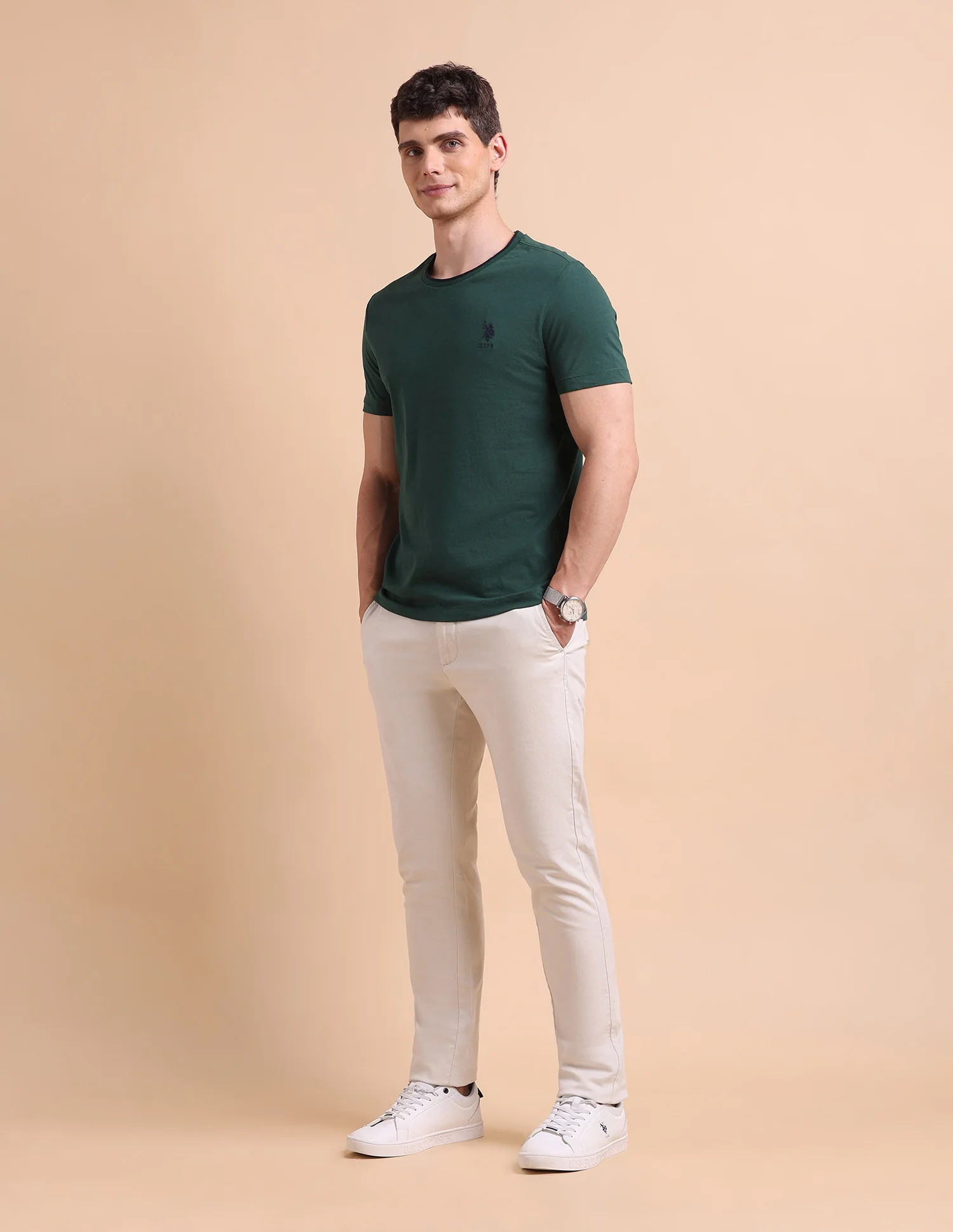 Stretchy Tipped T-Shirt - Image 3