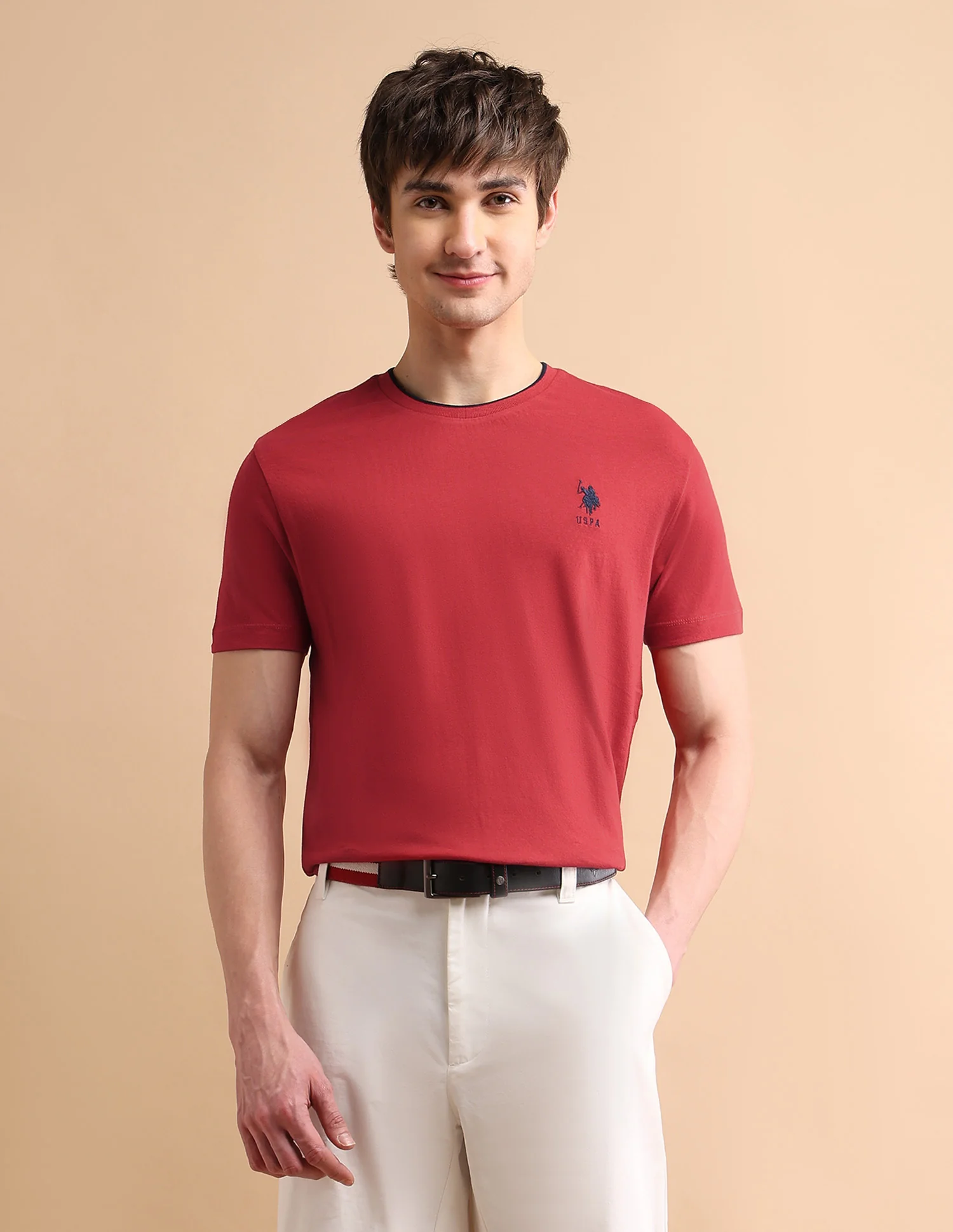 Stretchy Tipped T-Shirt