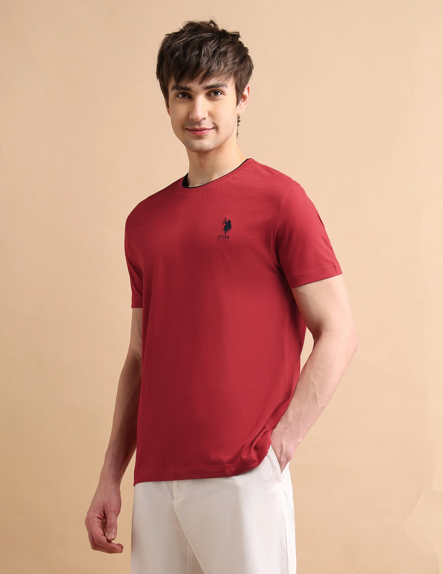 Stretchy Tipped T-Shirt - Image 4