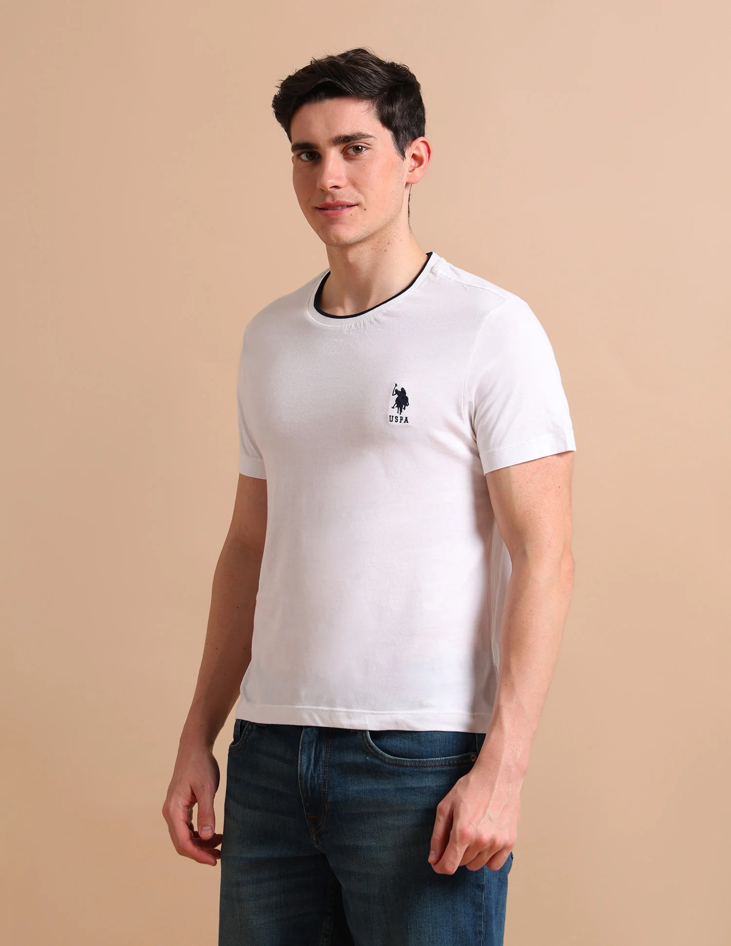 Stretchy Tipped T-Shirt - Image 4