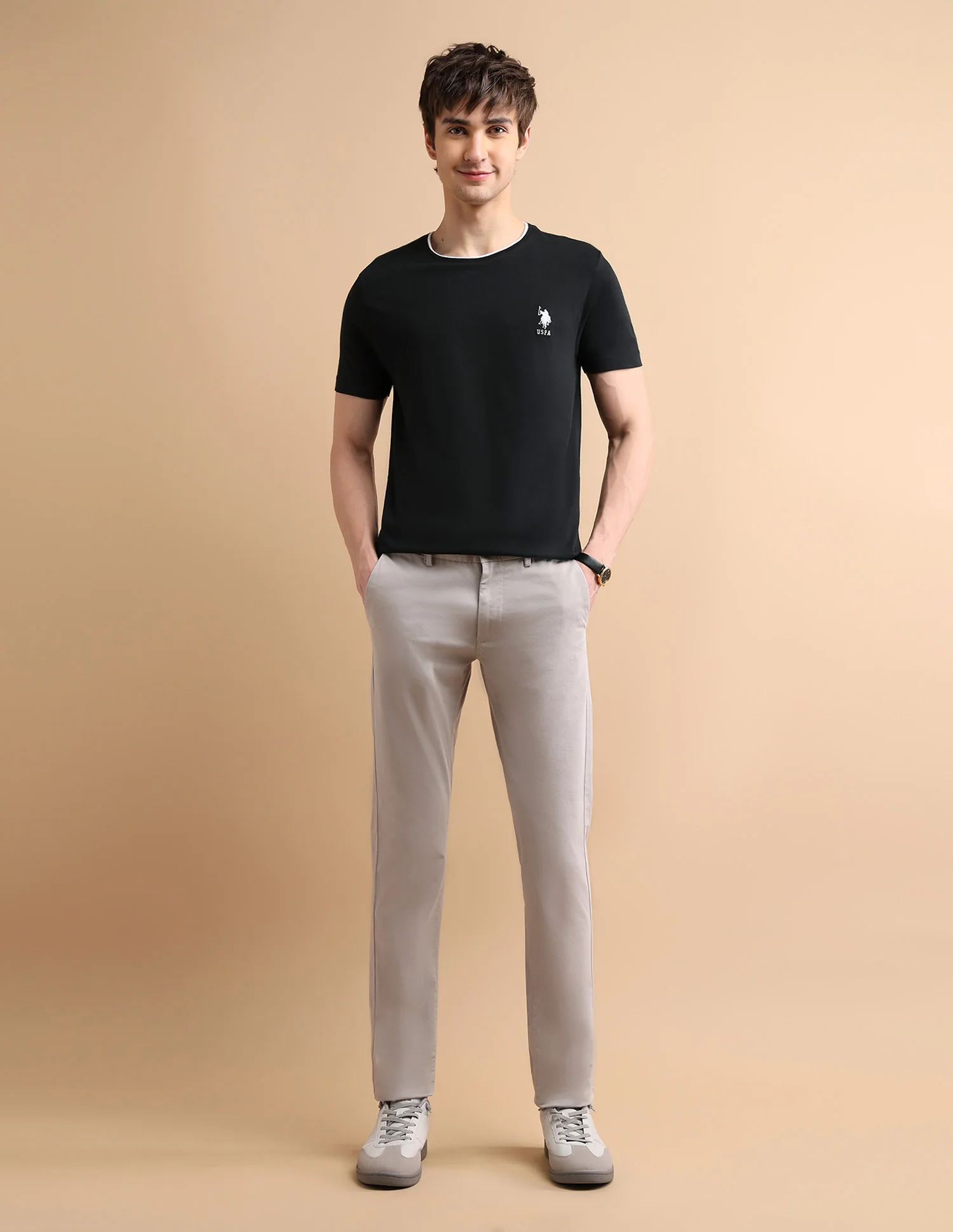 Stretchy Tipped T-Shirt - Image 3