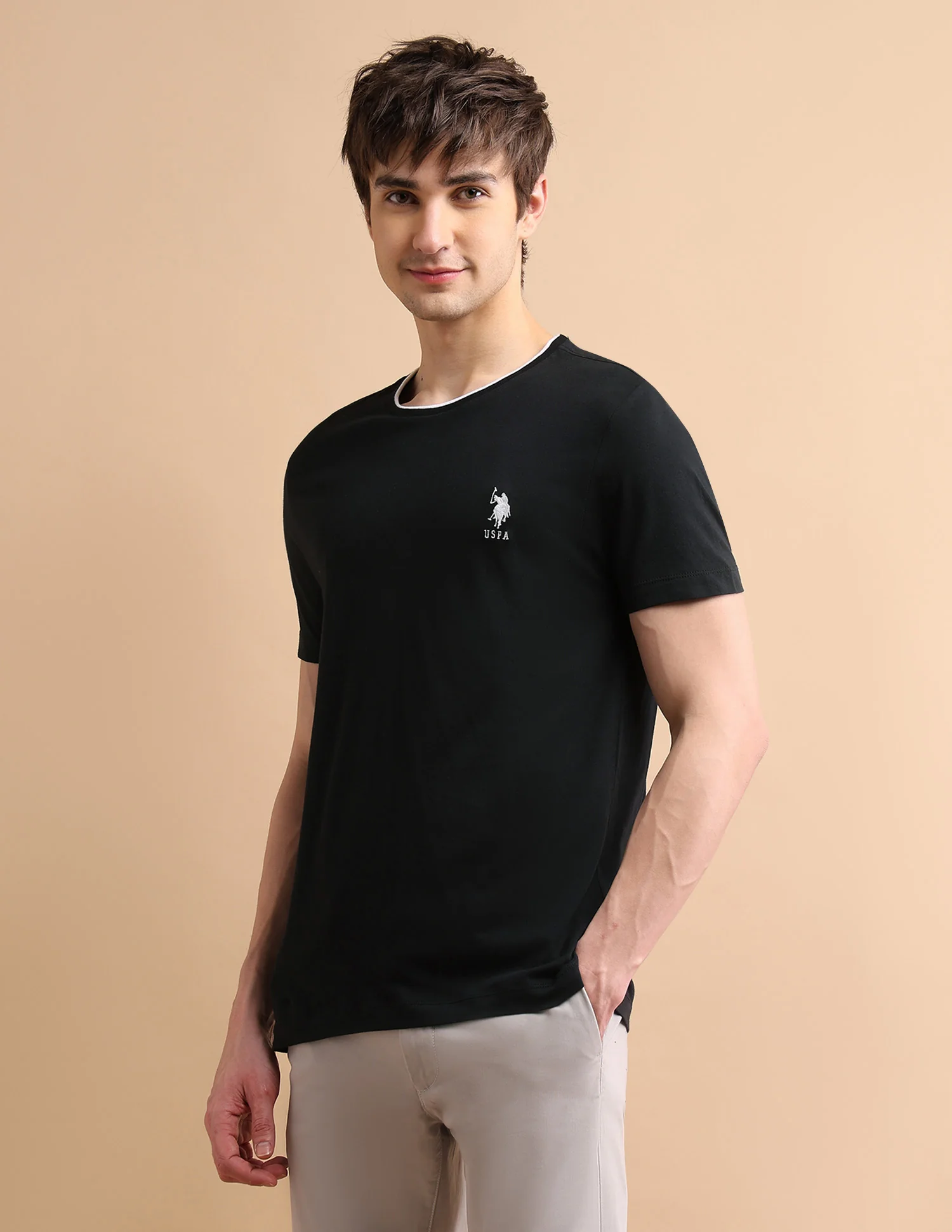 Stretchy Tipped T-Shirt - Image 4