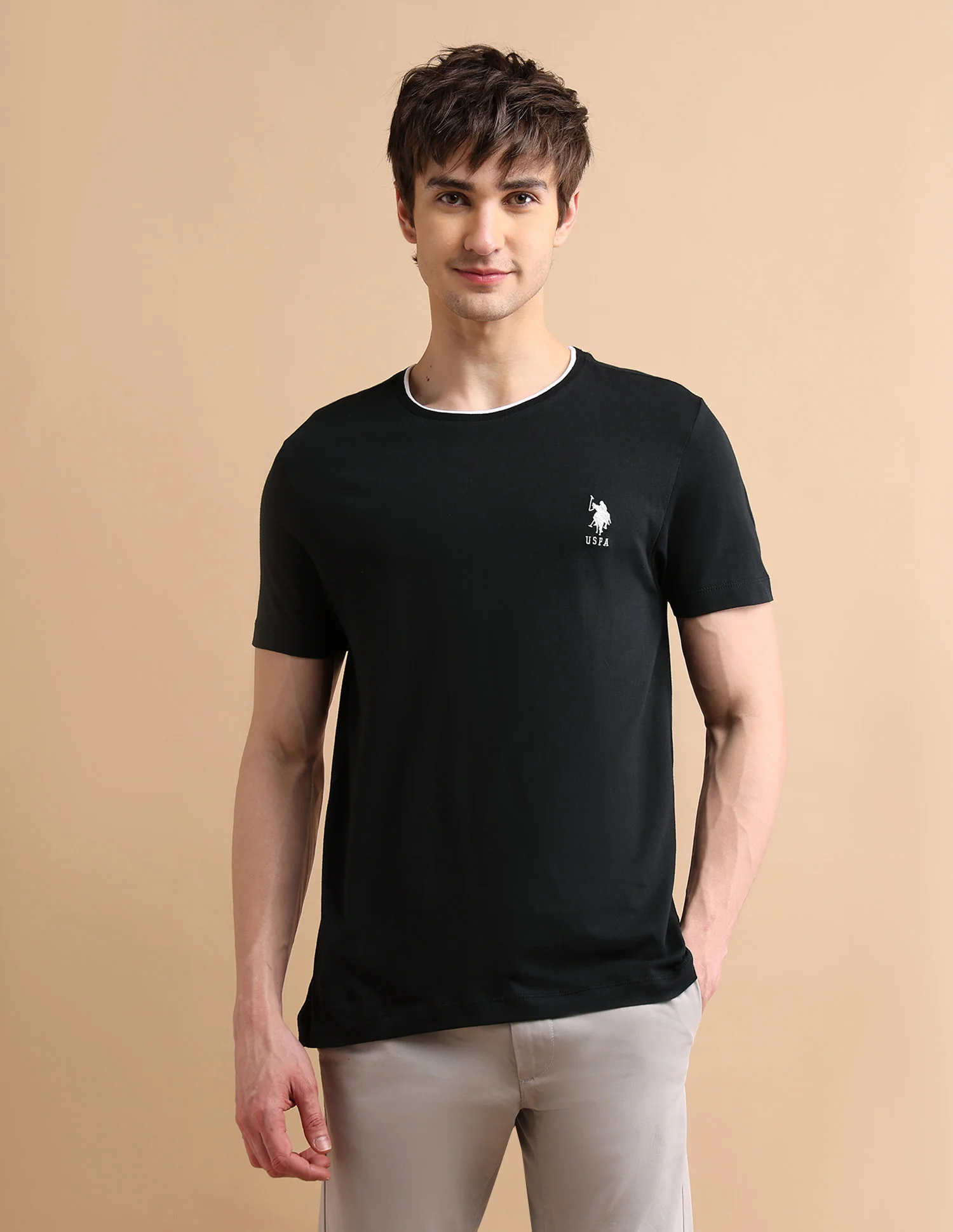 Stretchy Tipped T-Shirt - Image 6