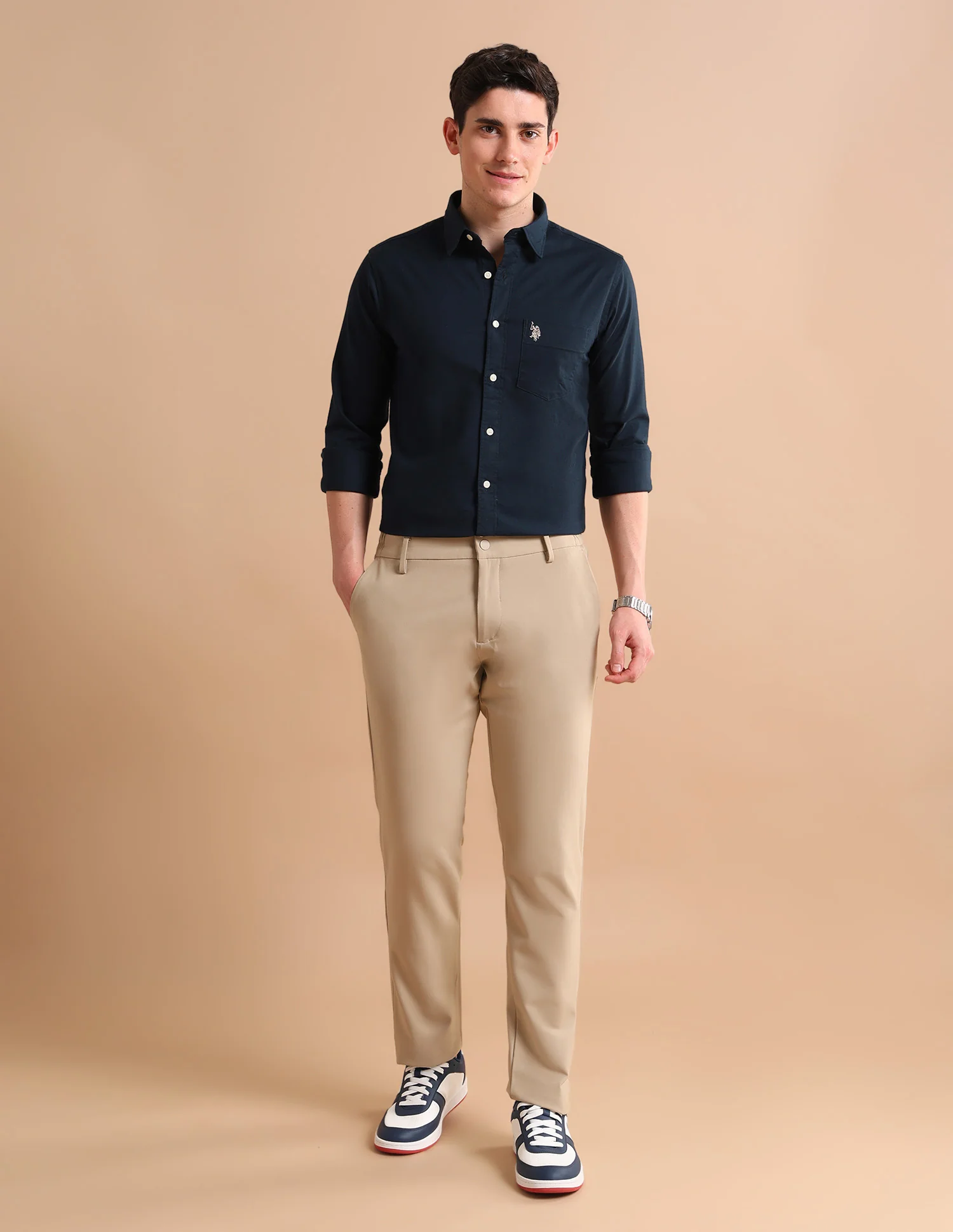 Stretchy Twill Formal Shirt - Image 3