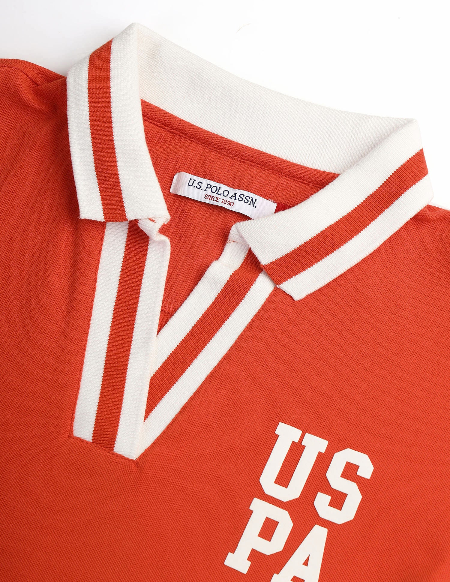 Striped Collar Pique Polo Shirt - Image 8