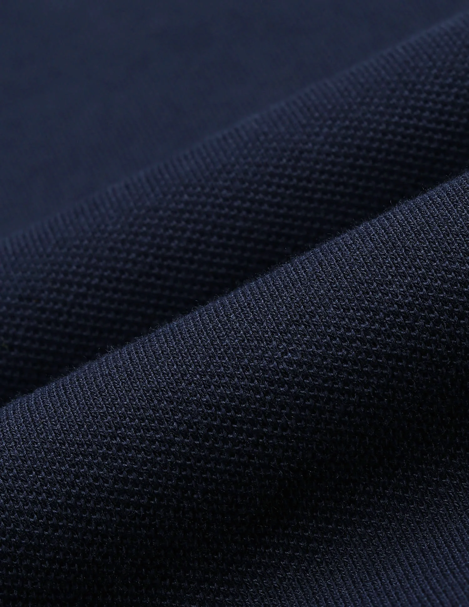Striped Collar Solid Polo Shirt - Image 2