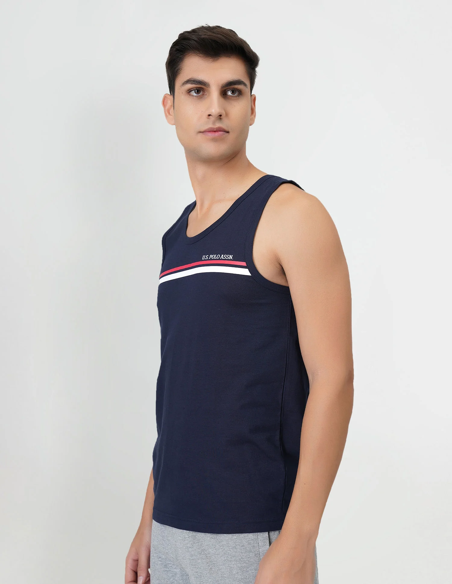 Striped Cotton EV005 Vest - Pack Of 1 - Image 2