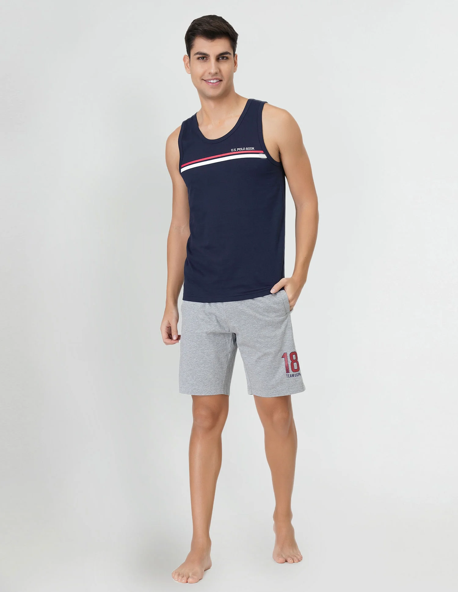 Striped Cotton EV005 Vest - Pack Of 1 - Image 4