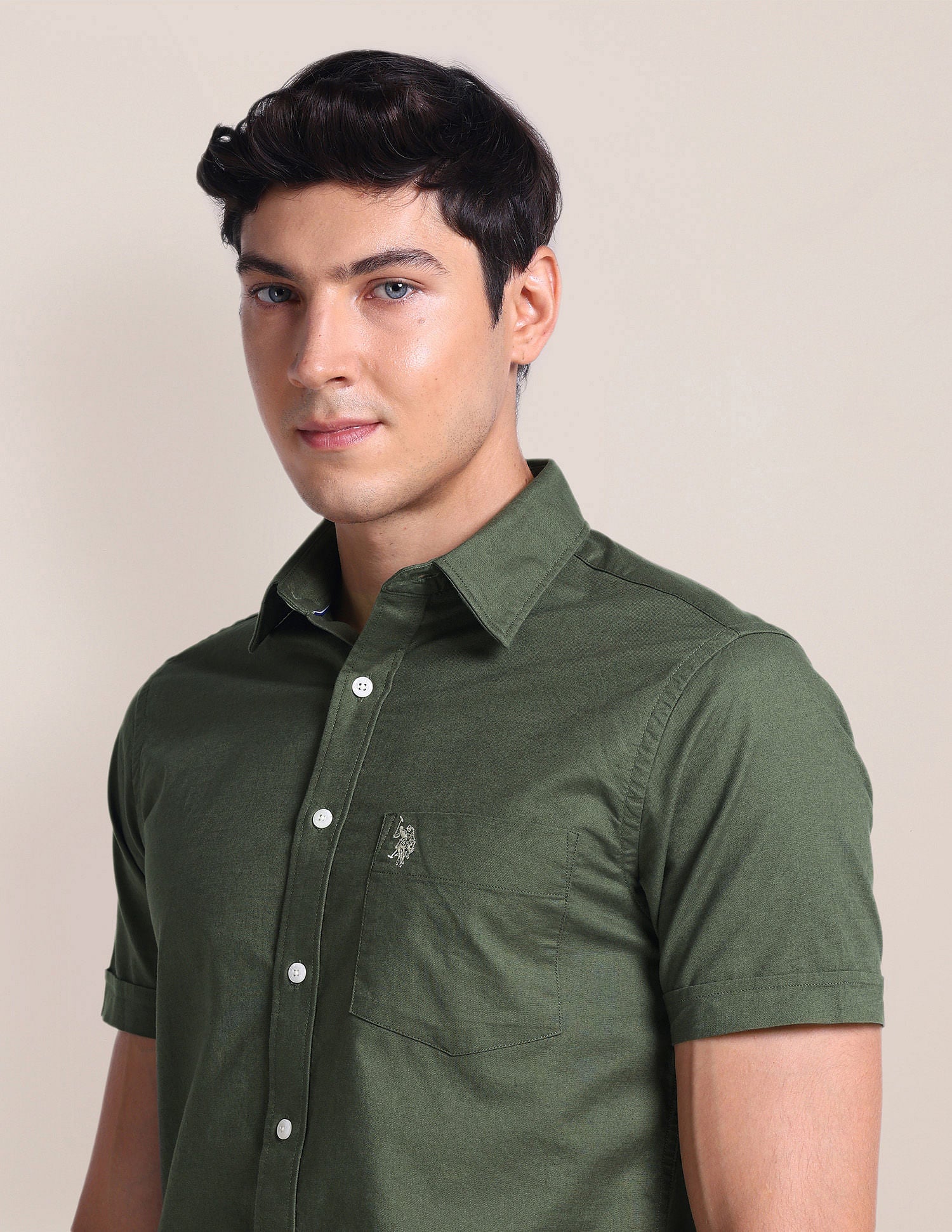 Tailored Fit Dobby Shirt - Image 7