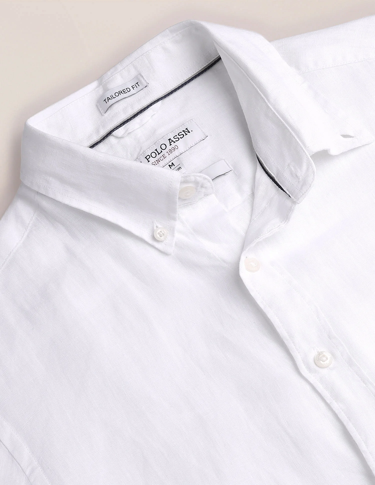 Tailored Fit Linen Shirt - Image 2