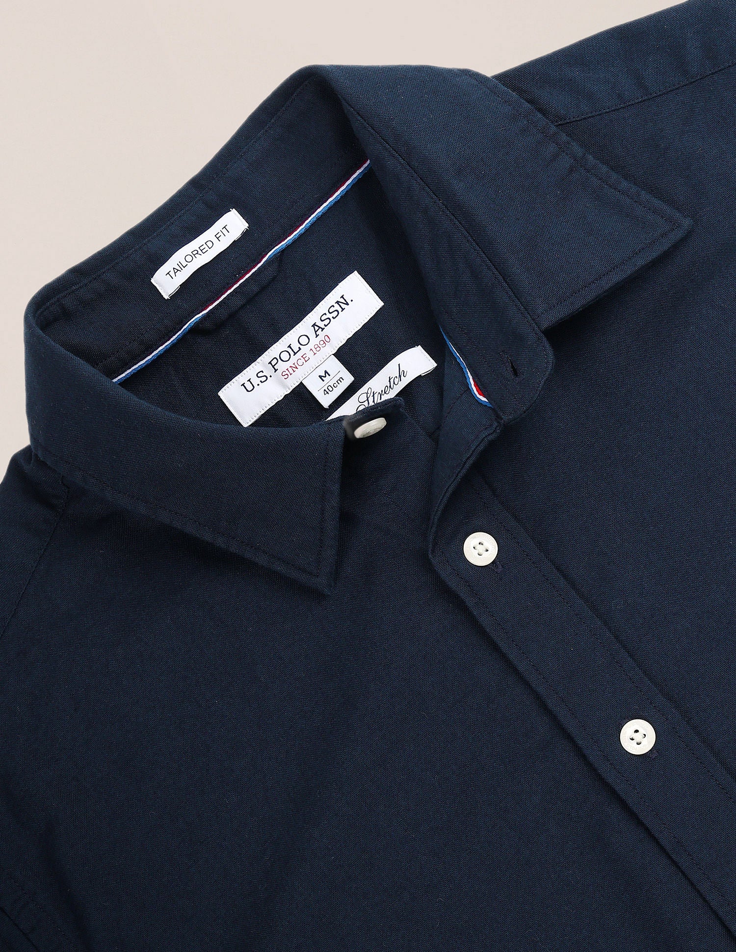 Tailored Regular Fit Cotton Stretch Shirt - Image 2