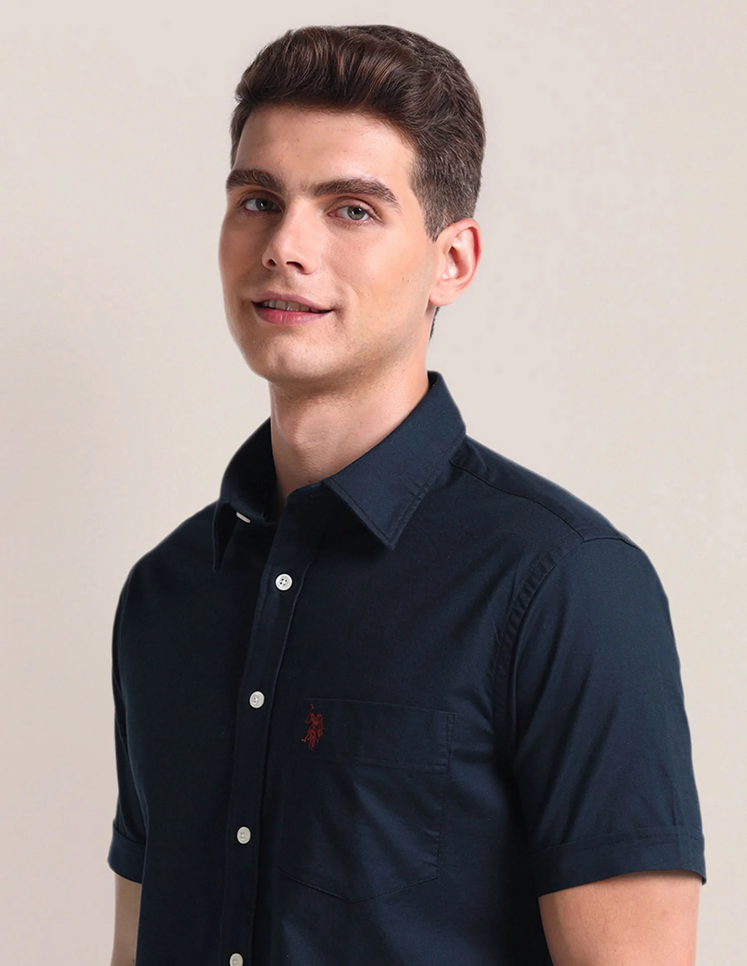 Tailored Regular Fit Cotton Stretch Shirt - Image 7