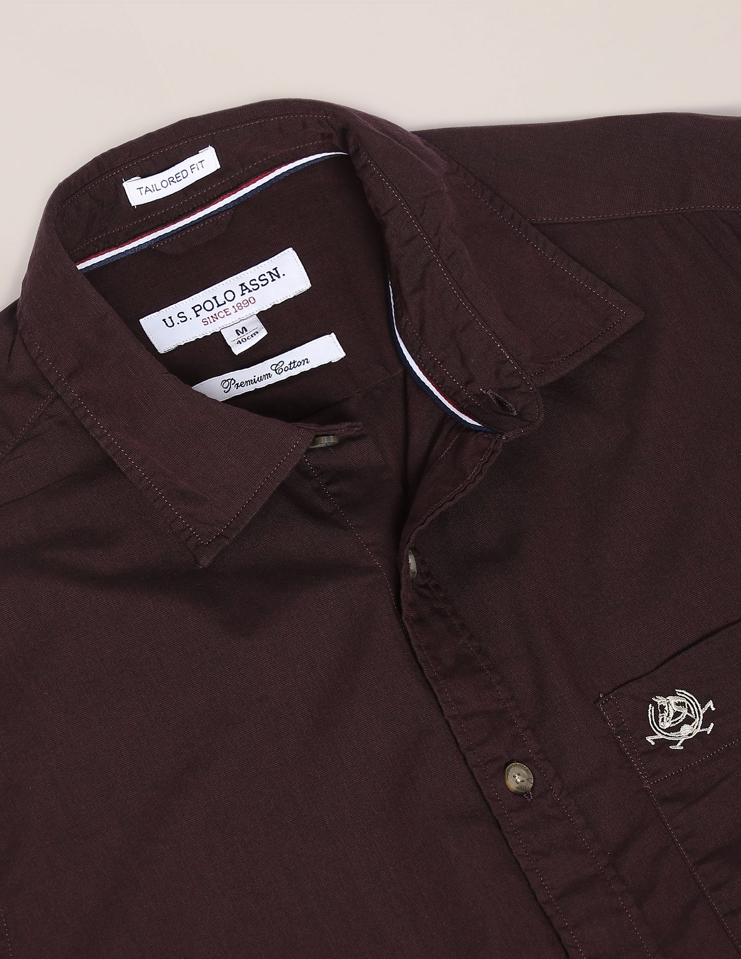 Tailored Regular Fit Solid Casual Shirt - Image 2