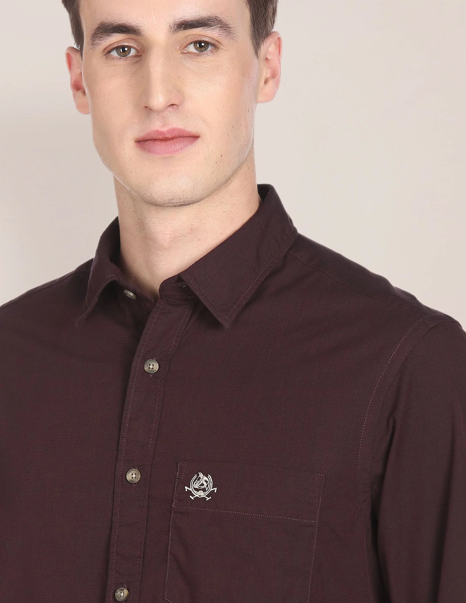 Tailored Regular Fit Solid Casual Shirt - Image 6