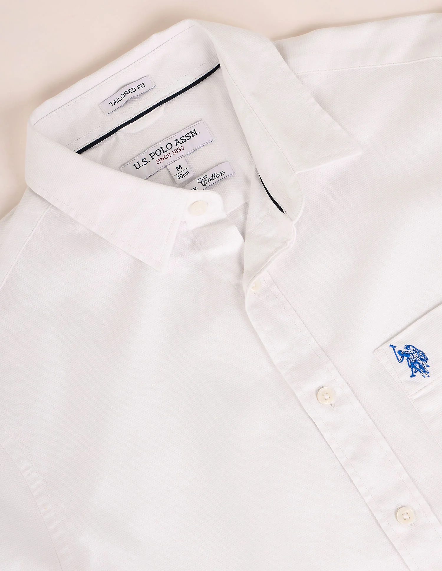 Tailored Regular Fit Solid Shirt - Image 2