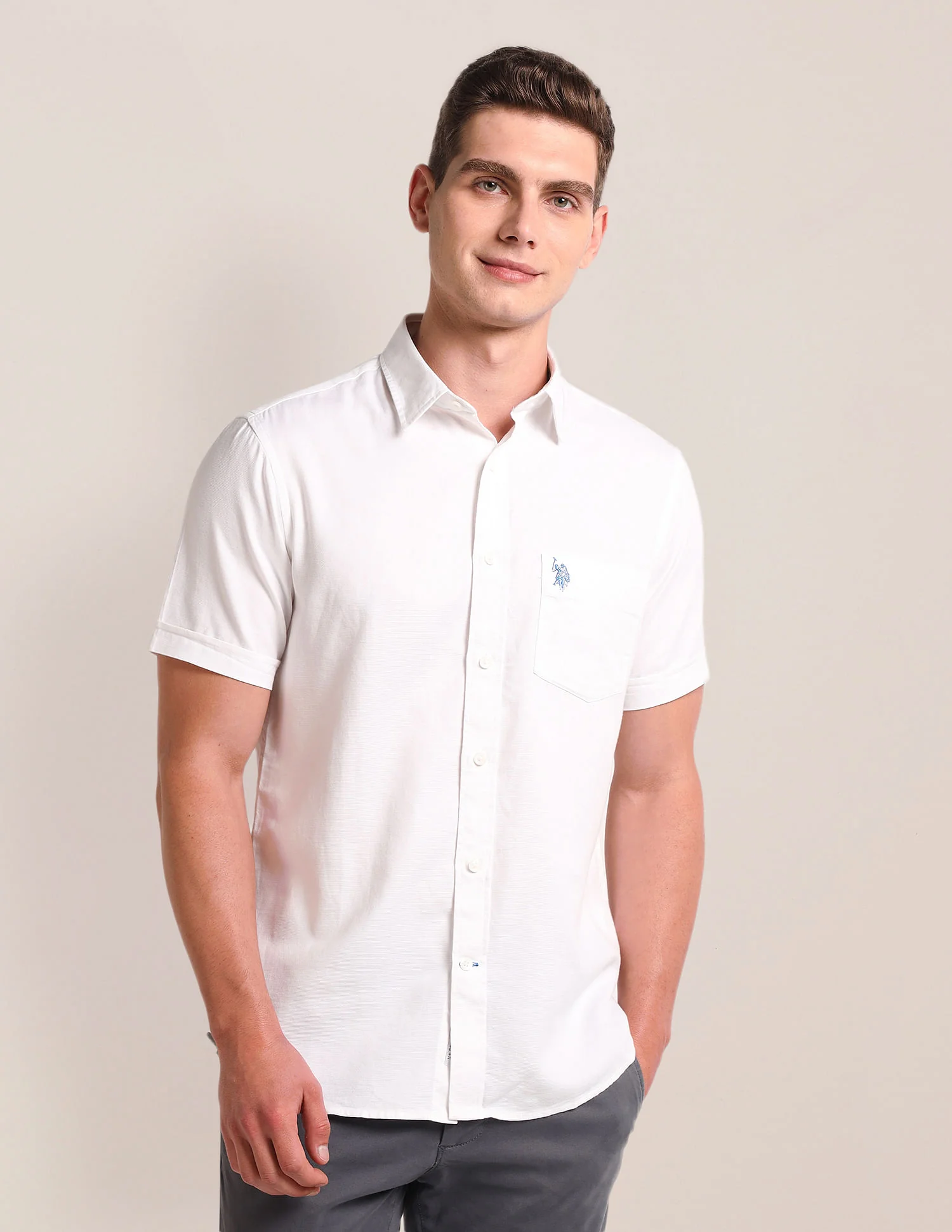 Tailored Regular Fit Solid Shirt - Image 6