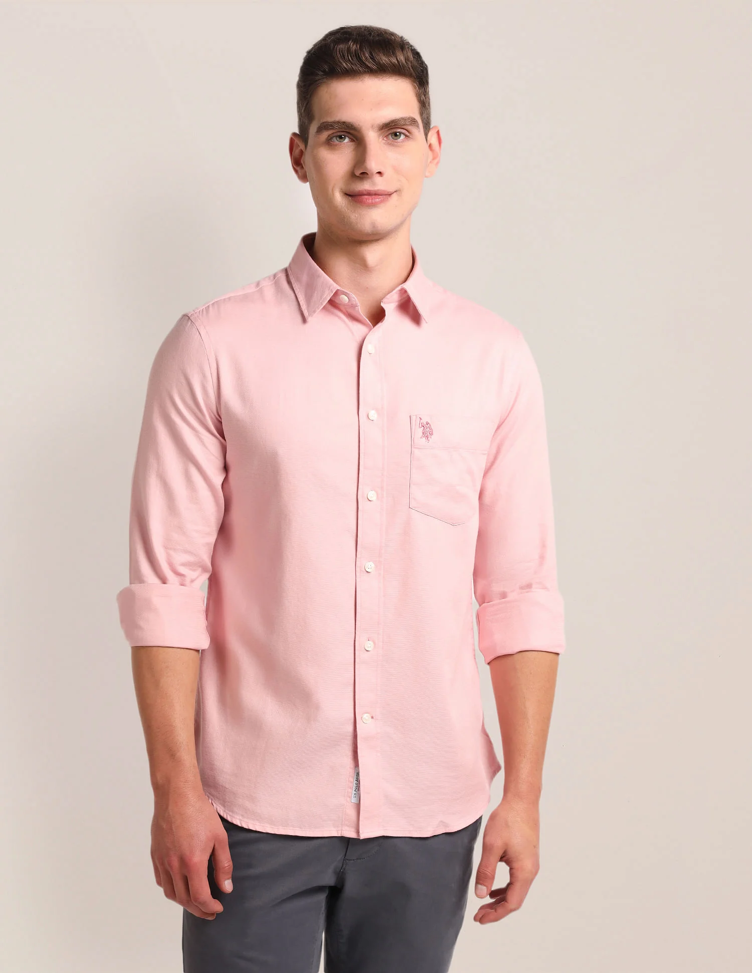 Tailored Regular Fit Solid Shirt - Image 6