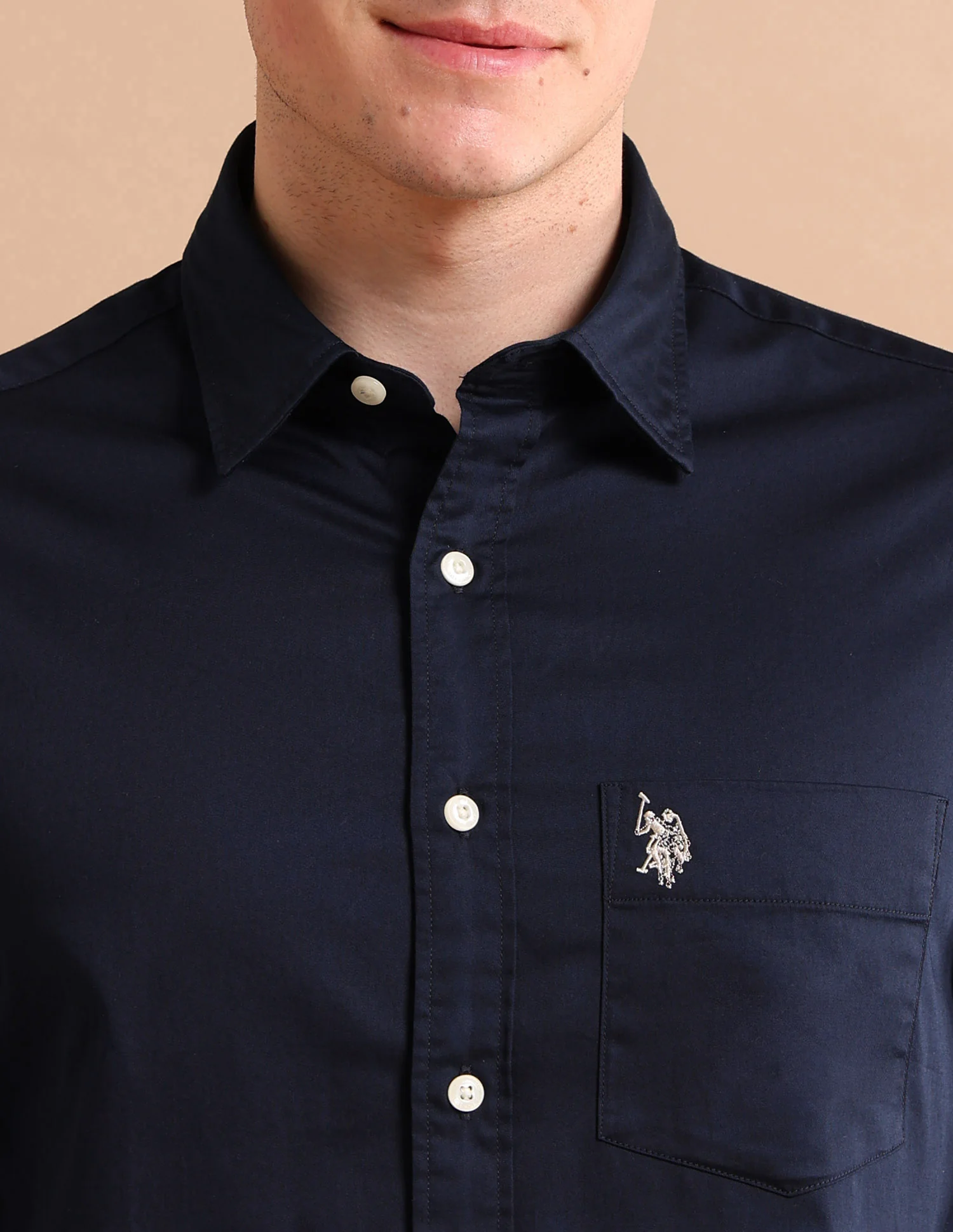 Tailored Satin Shirt - Image 7