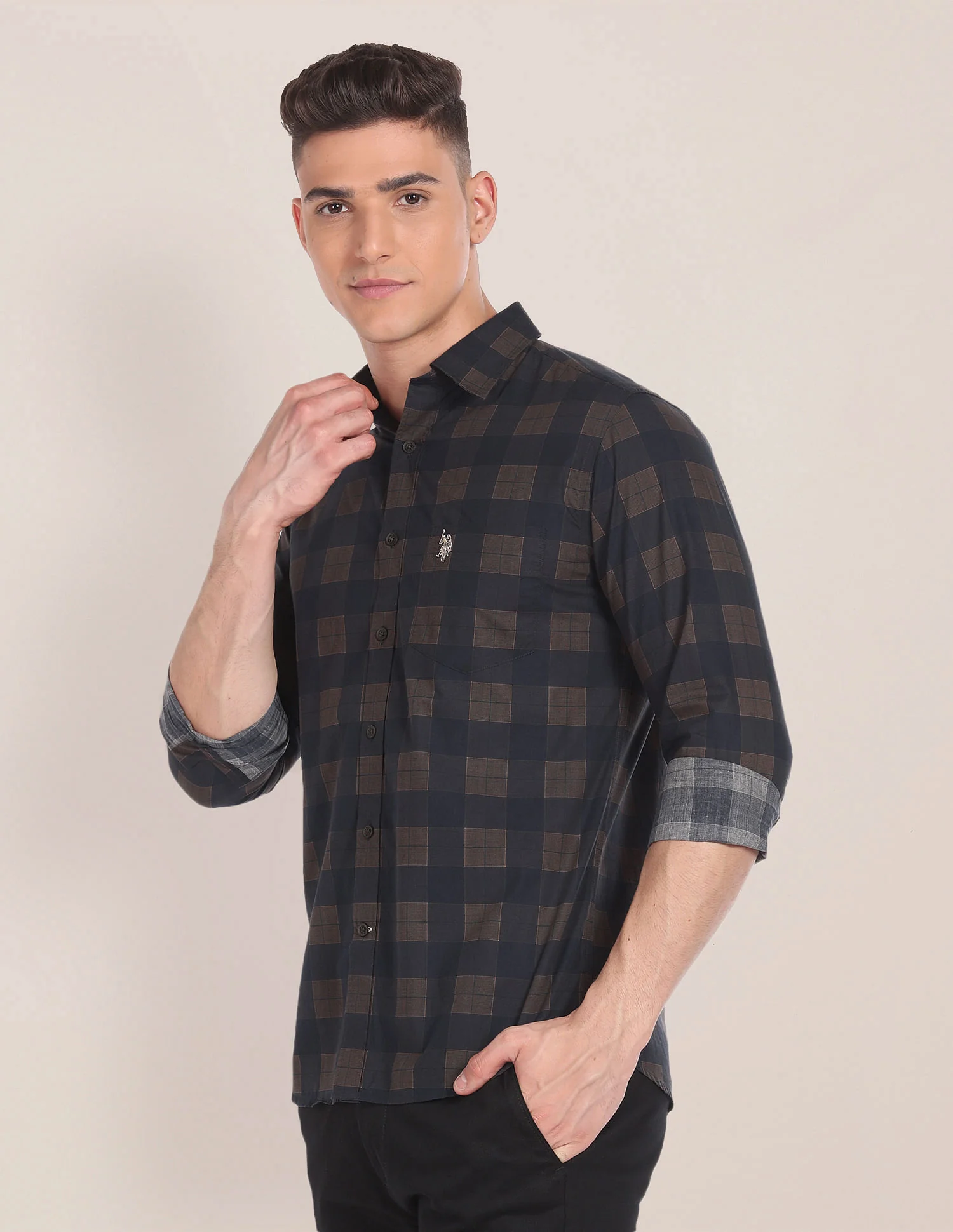 Tartan Check Cotton Shirt - Image 4