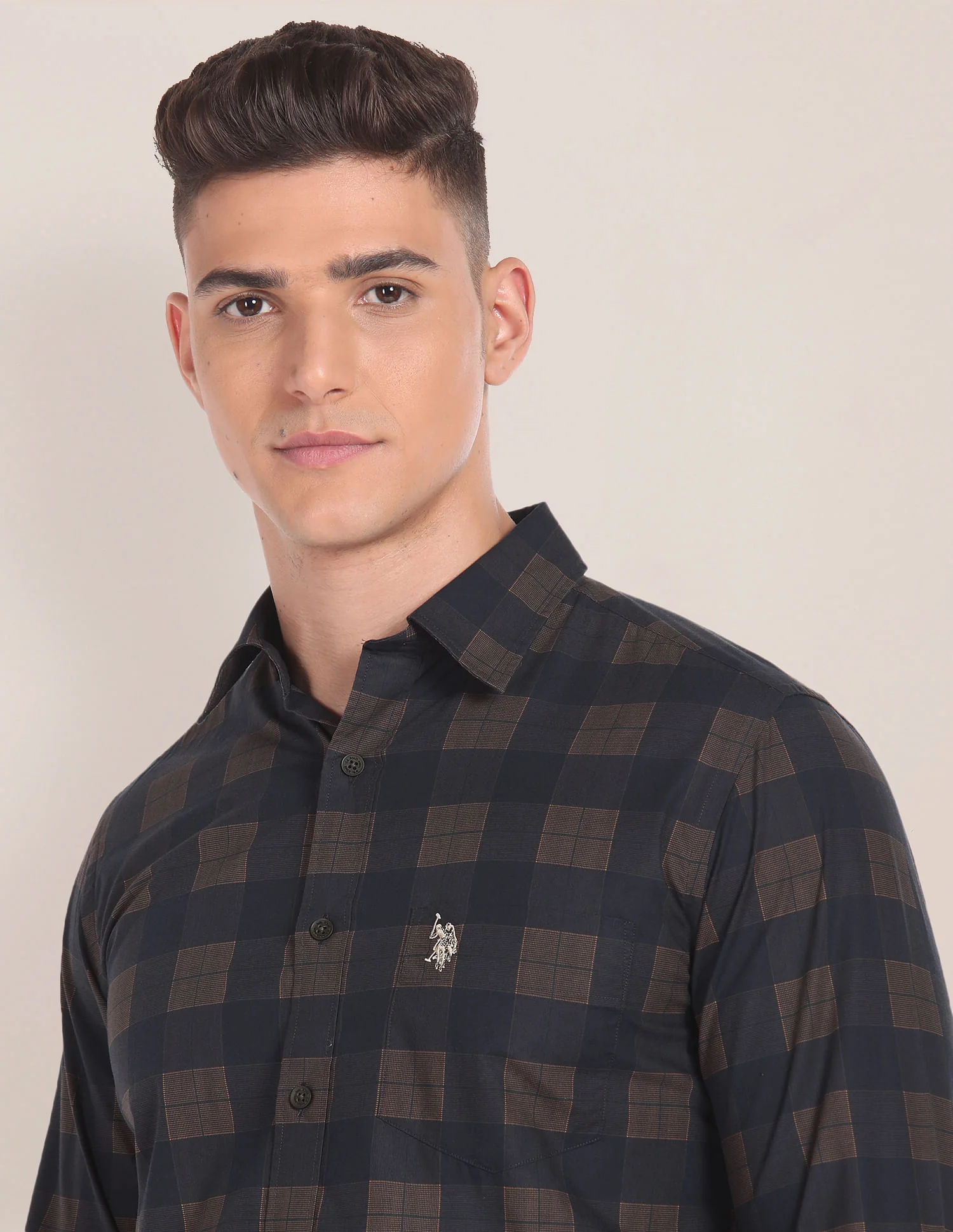Tartan Check Cotton Shirt - Image 7