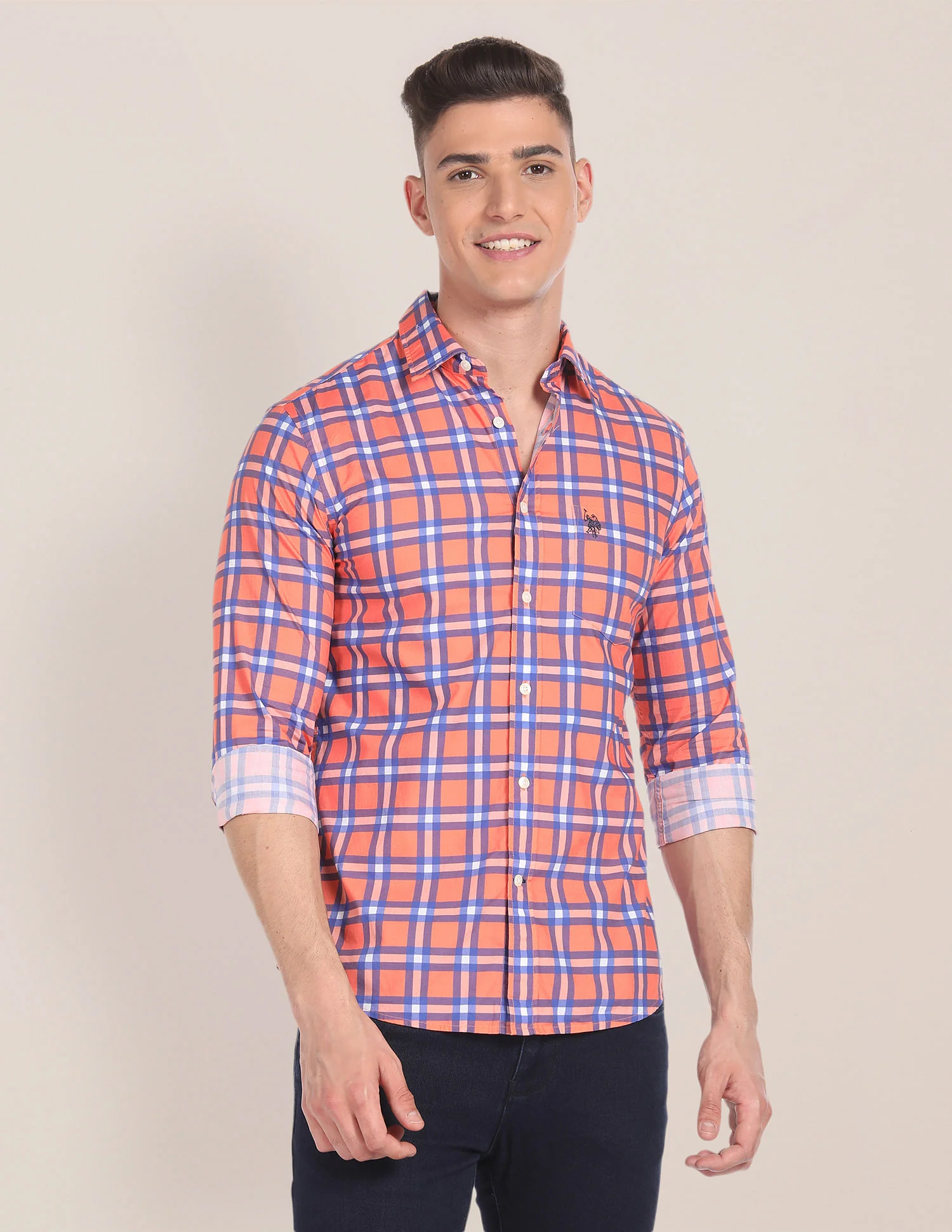 Tartan Check Cotton Shirt