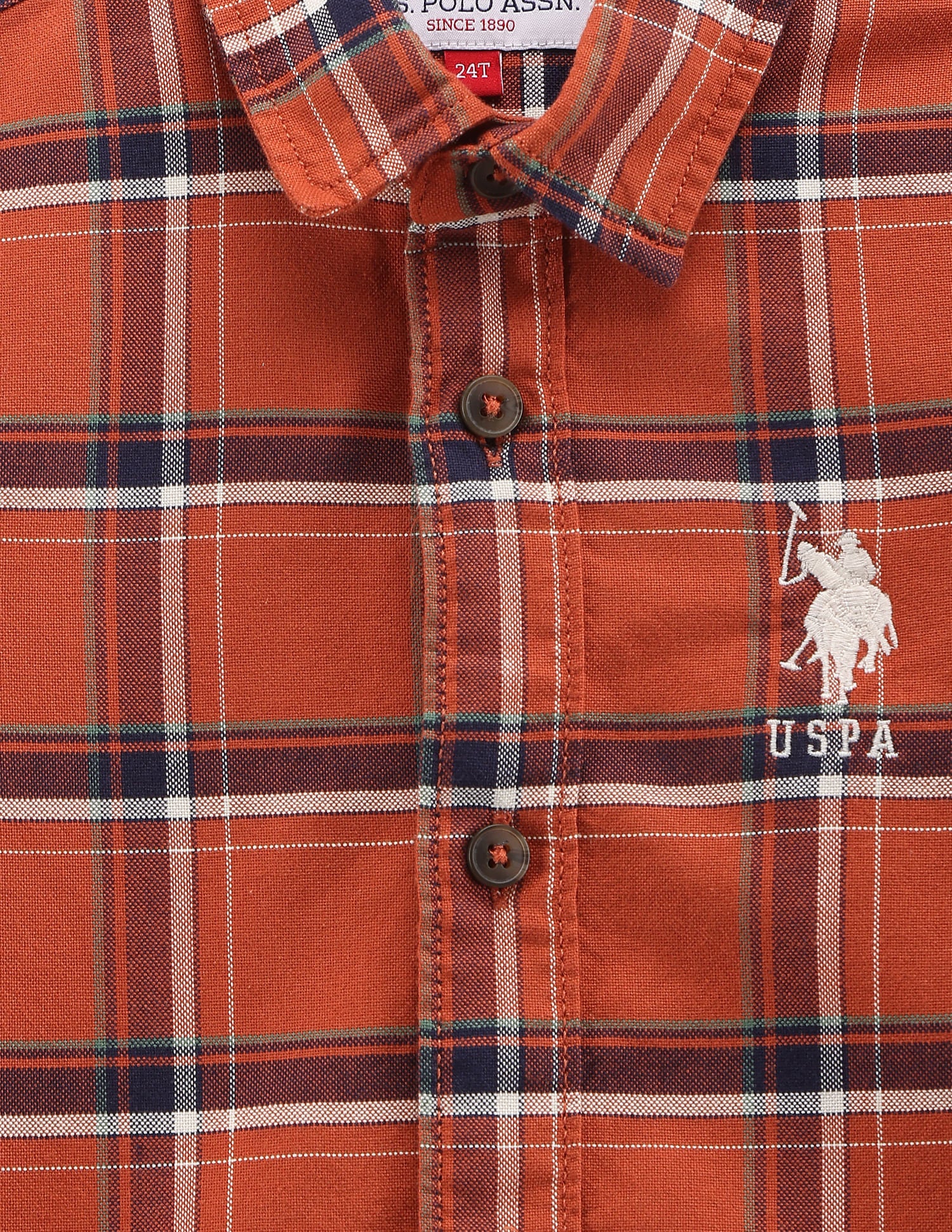 Tartan Check Dobby Shirt - Image 3