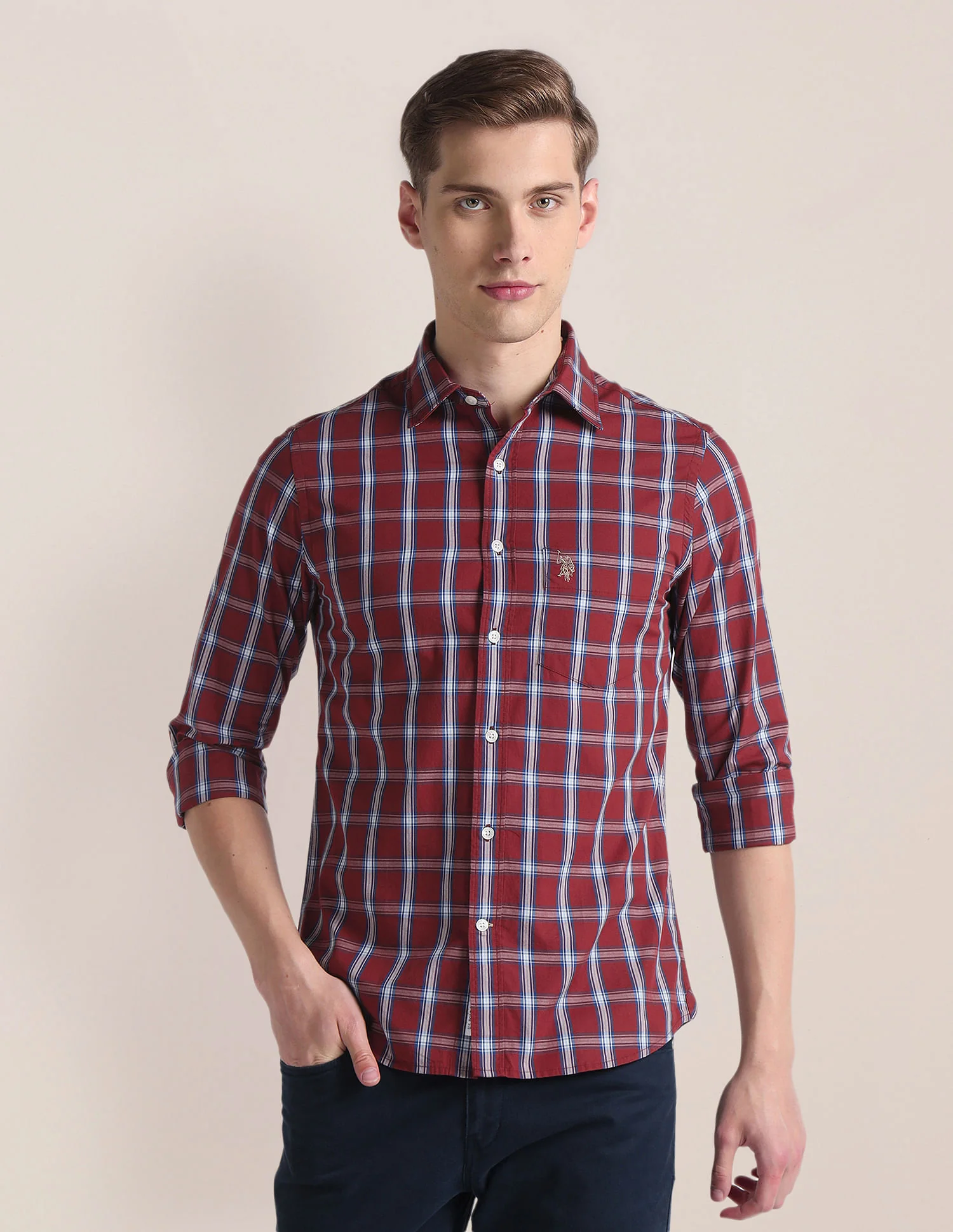 Tartan Check Tailored Fit Shirt
