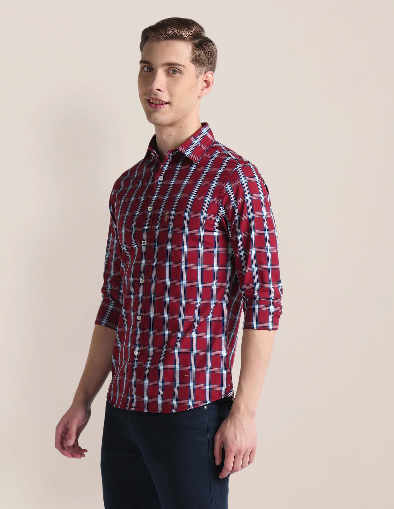 Tartan Check Tailored Fit Shirt - Image 4