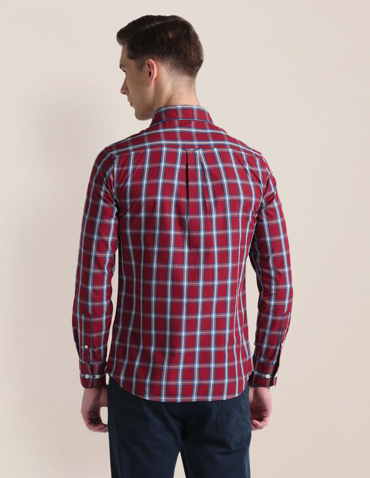 Tartan Check Tailored Fit Shirt - Image 5