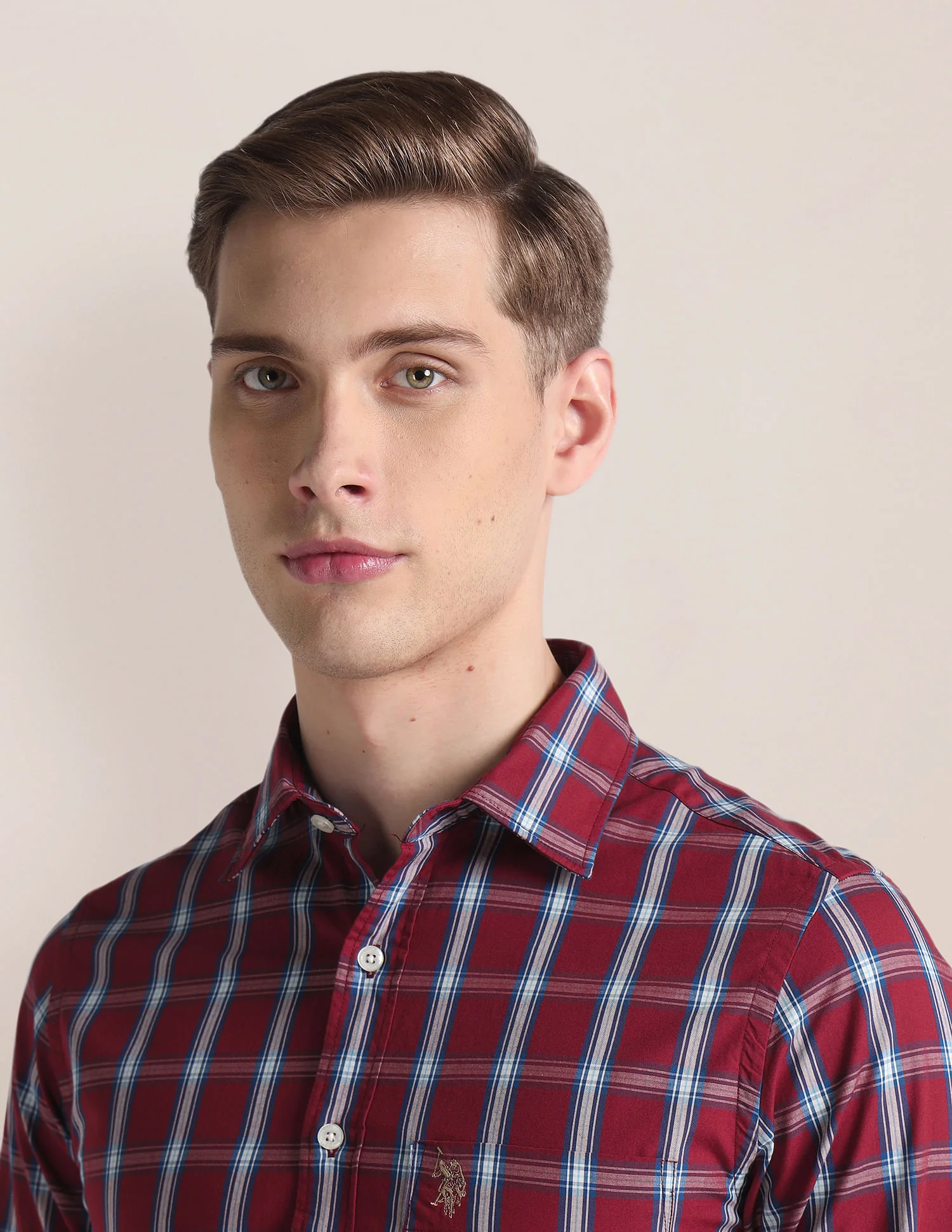 Tartan Check Tailored Fit Shirt - Image 7