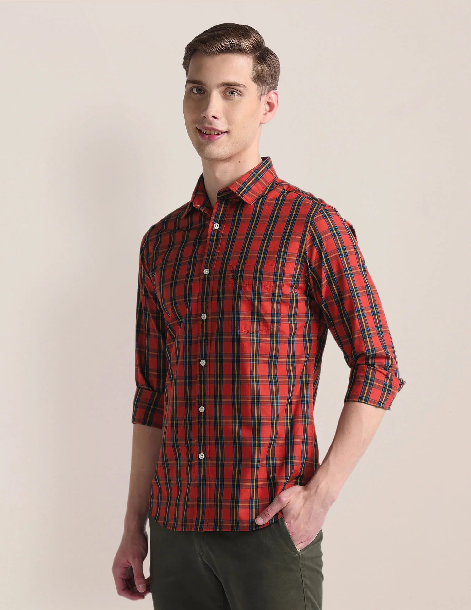 Tartan Check Tailored Fit Shirt
