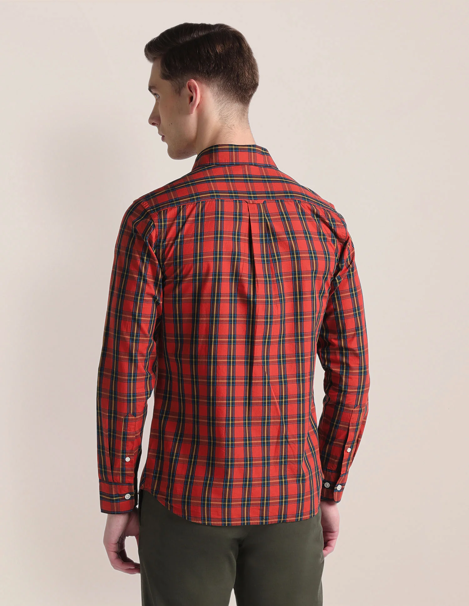 Tartan Check Tailored Fit Shirt - Image 5