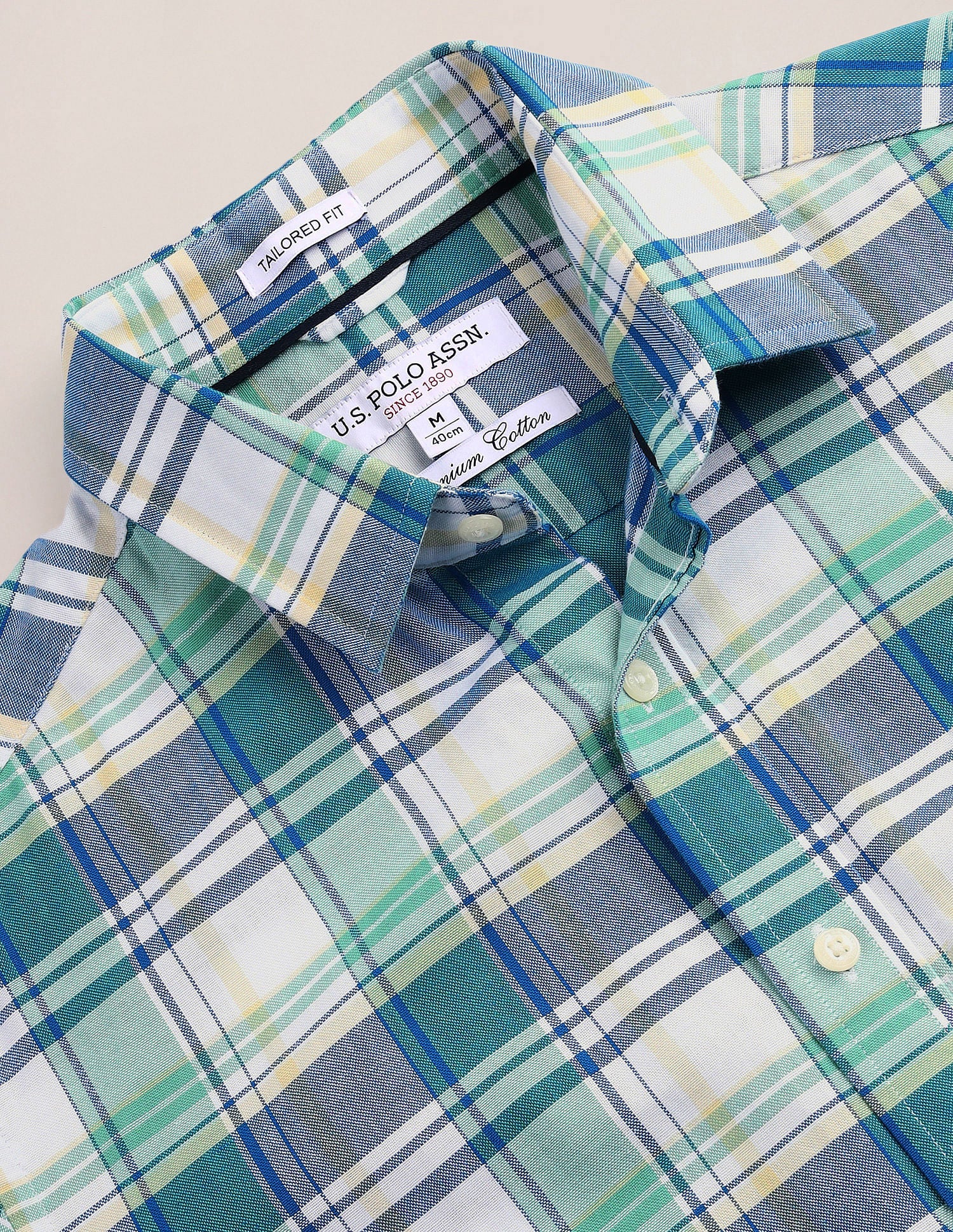 Tartan Check Tailored Fit Shirt - Image 2
