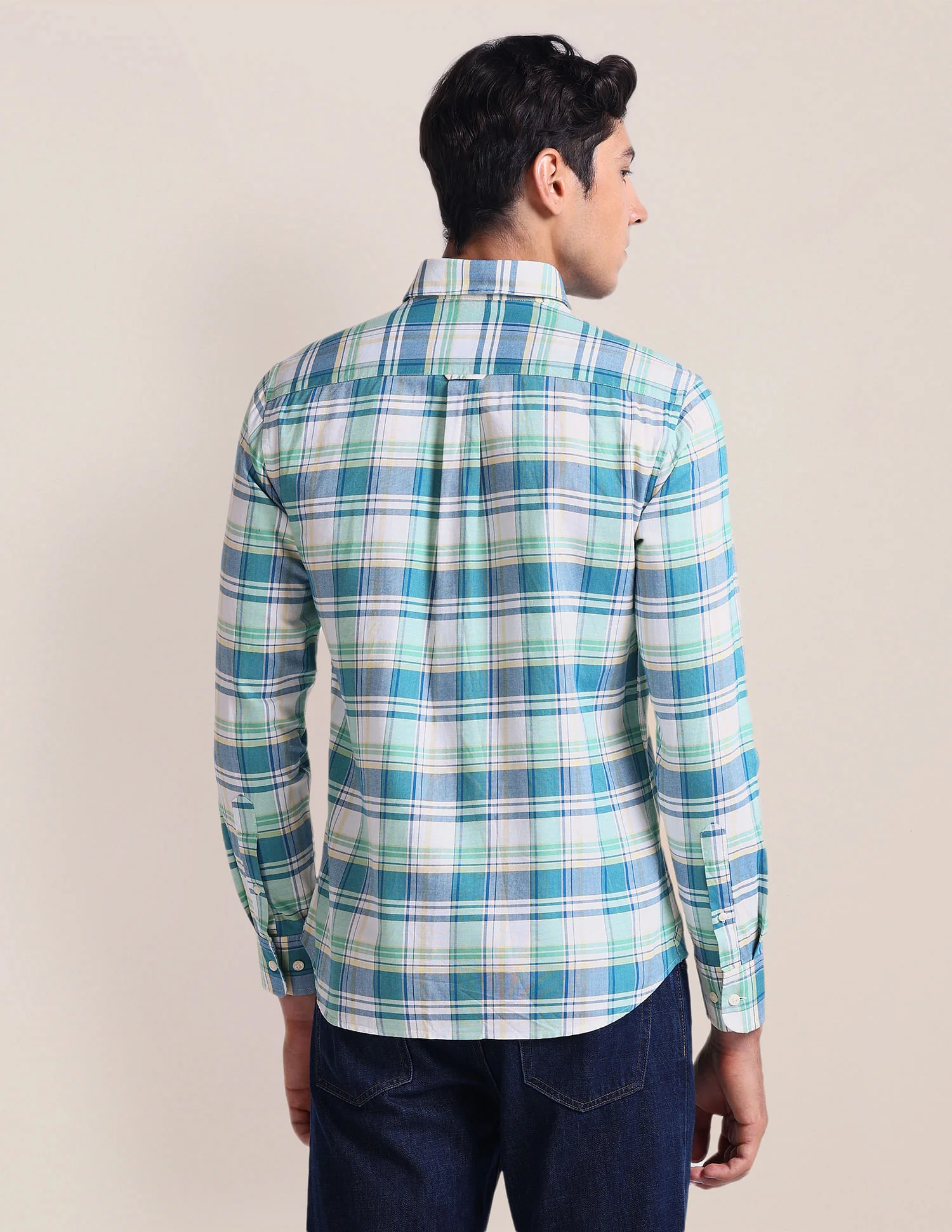 Tartan Check Tailored Fit Shirt - Image 5