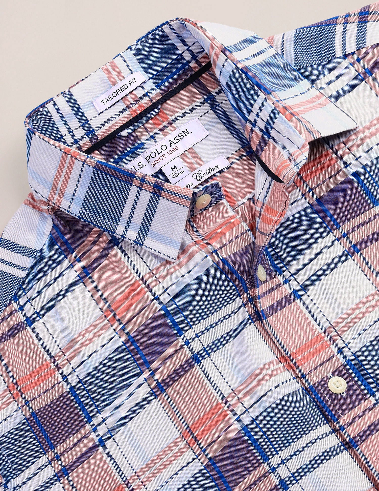 Tartan Check Tailored Fit Shirt - Image 2