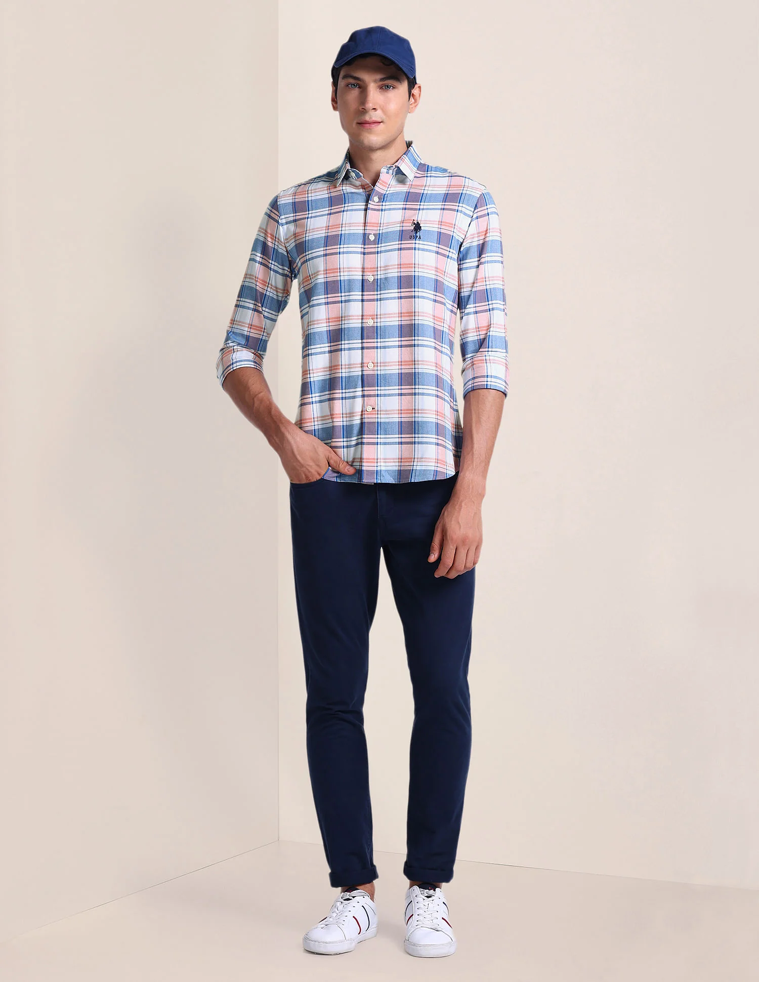 Tartan Check Tailored Fit Shirt - Image 3