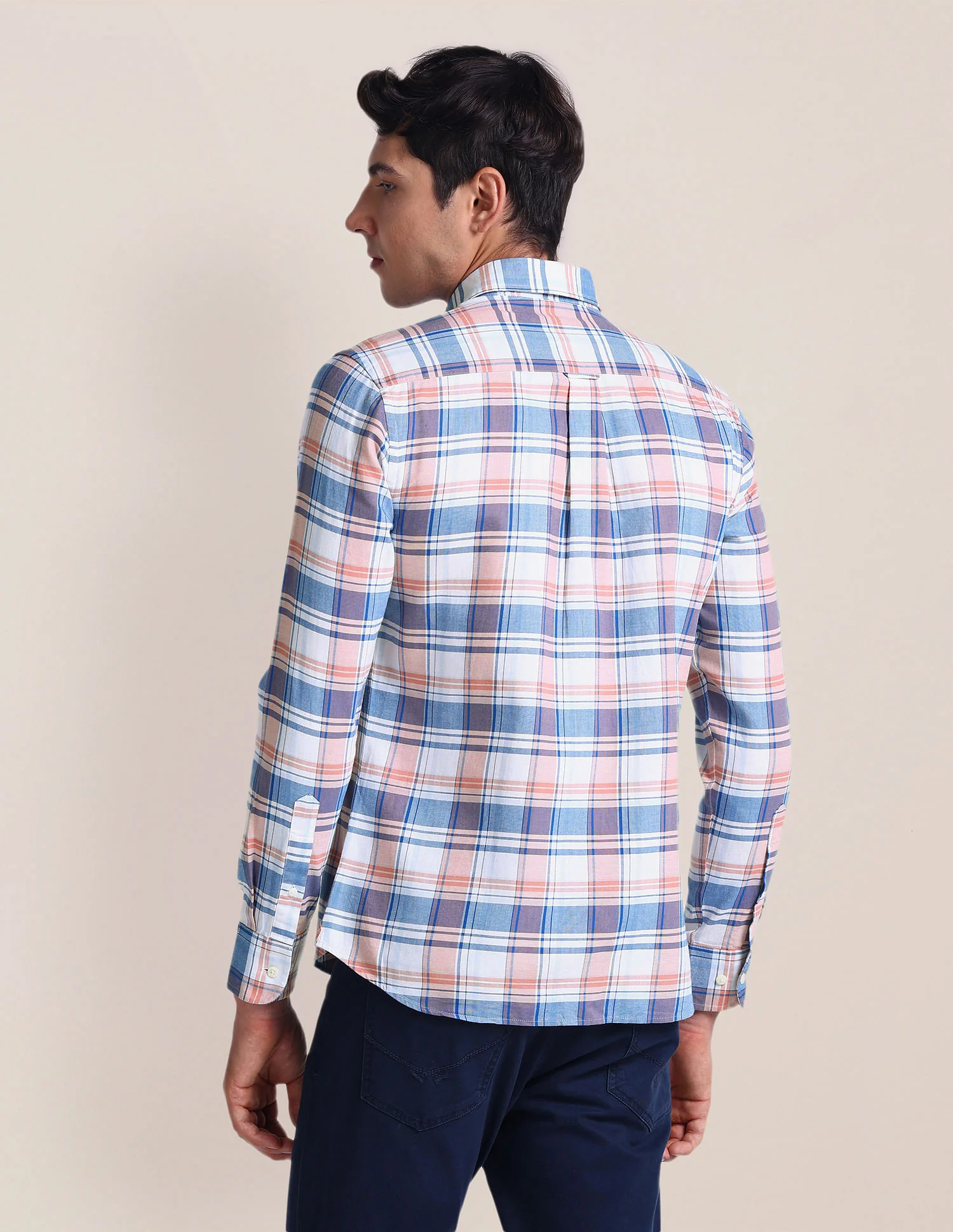 Tartan Check Tailored Fit Shirt - Image 5