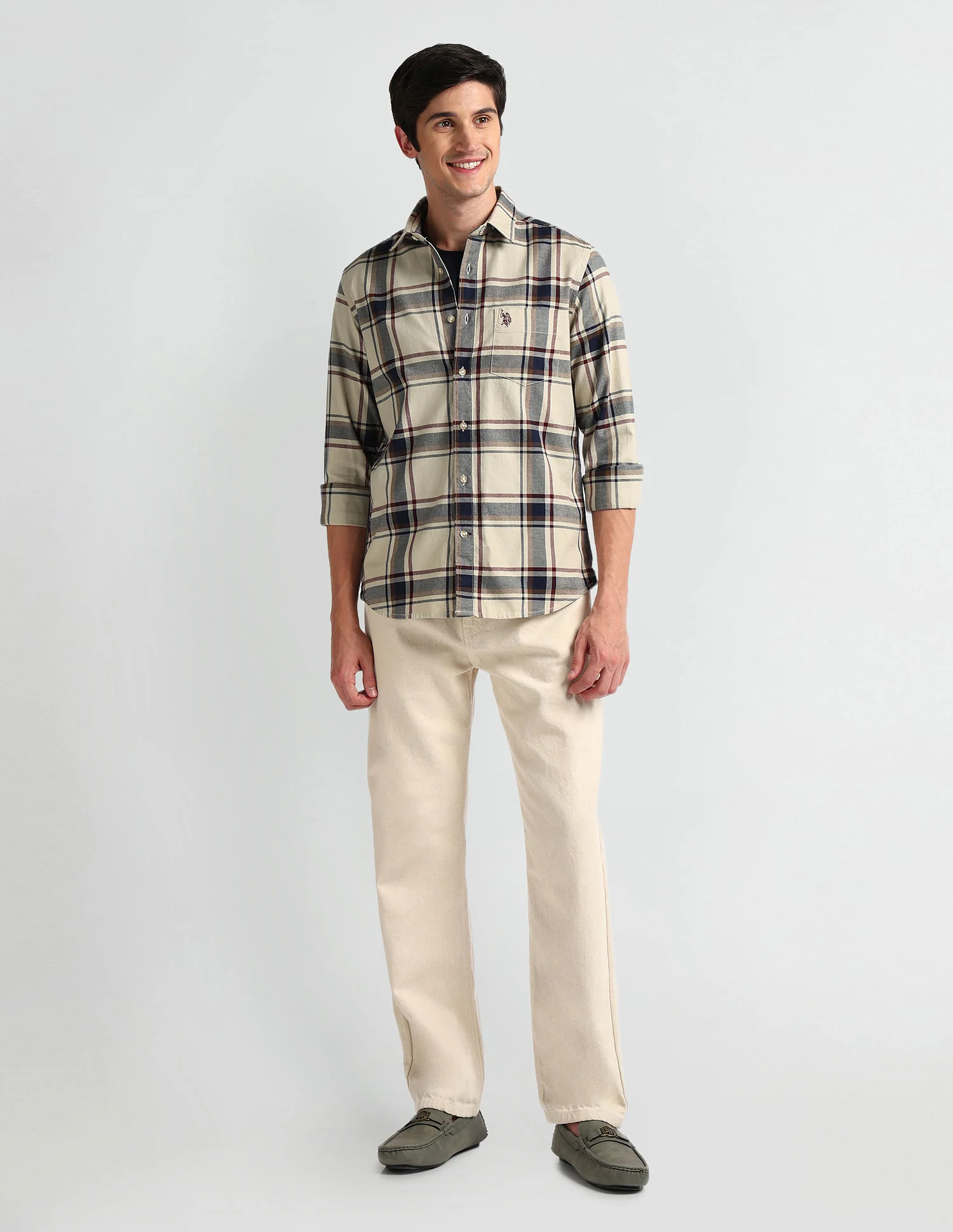 Tartan Check Tailored Fit Shirt - Image 3