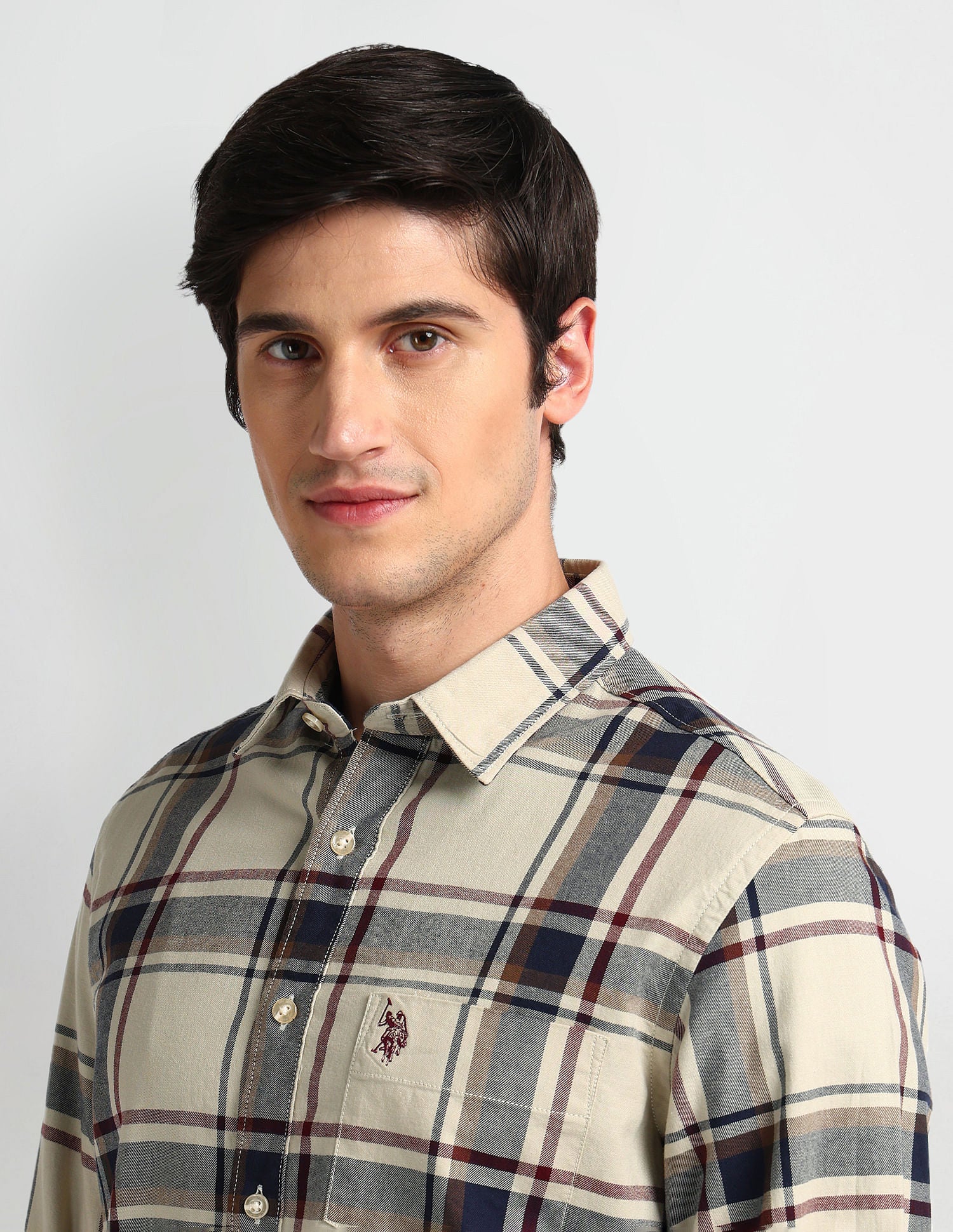 Tartan Check Tailored Fit Shirt - Image 7