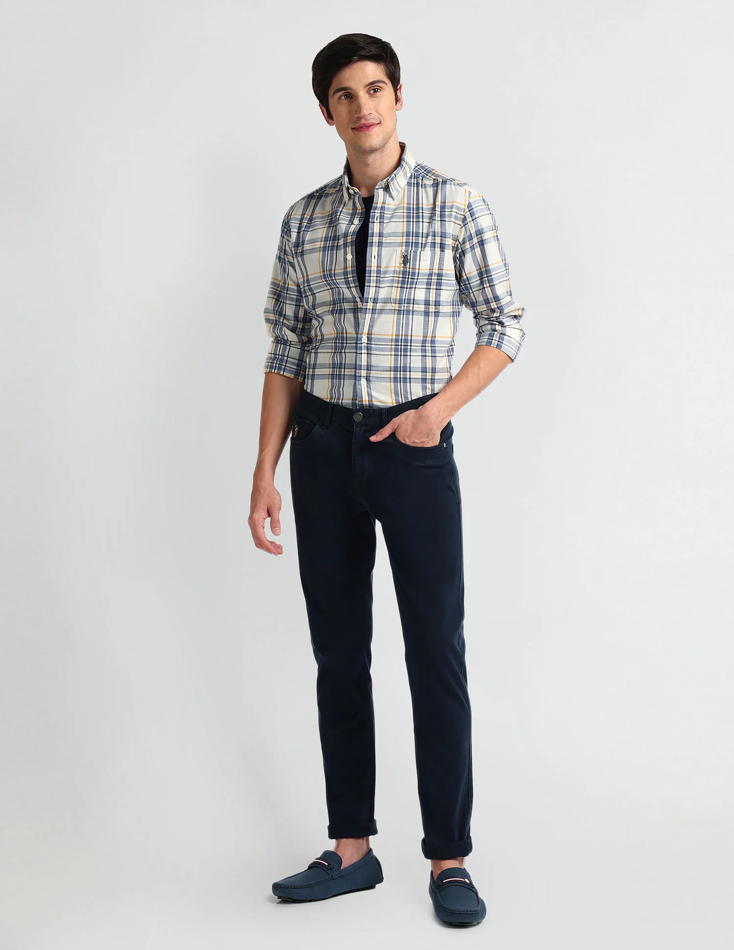 Tartan Check Tailored Fit Shirt - Image 3