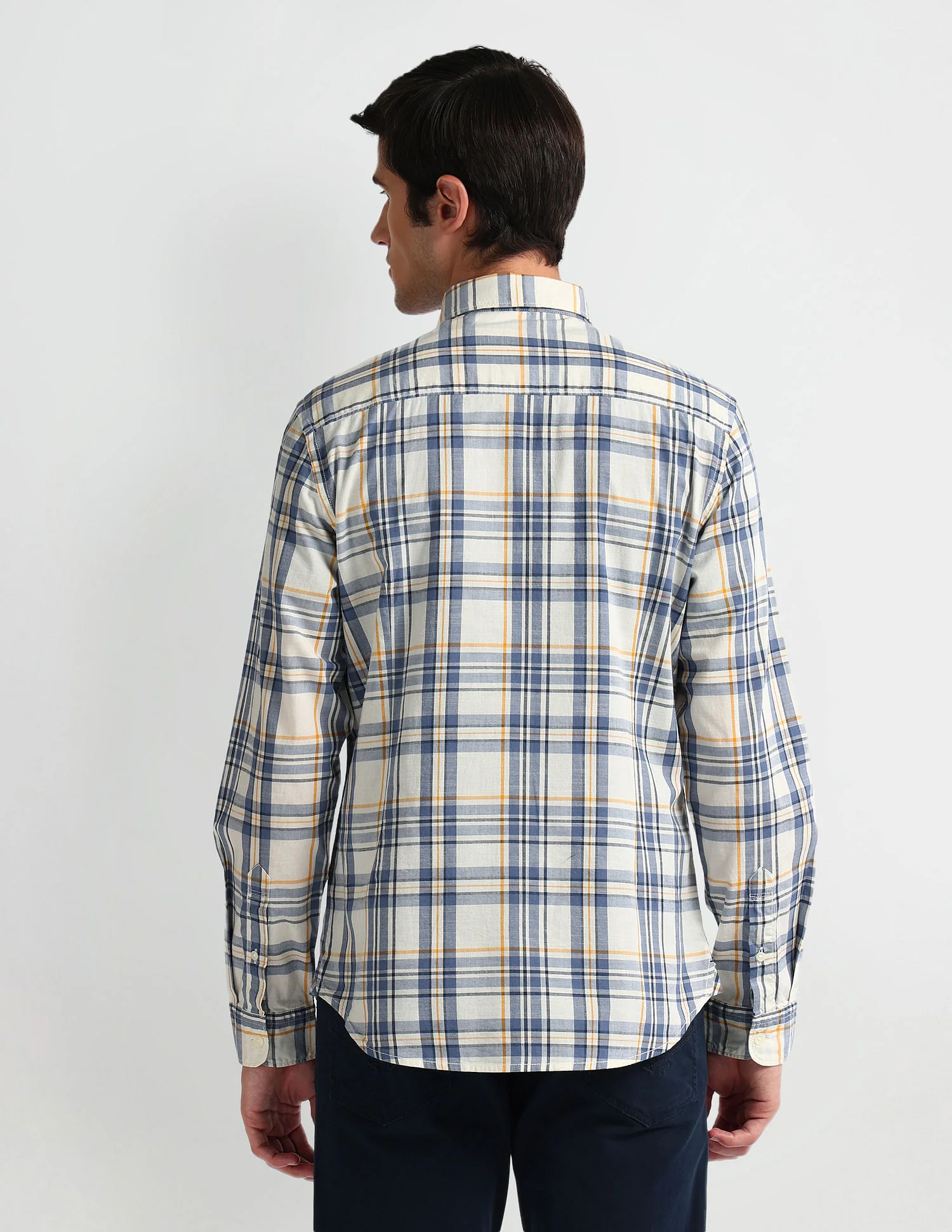 Tartan Check Tailored Fit Shirt - Image 5
