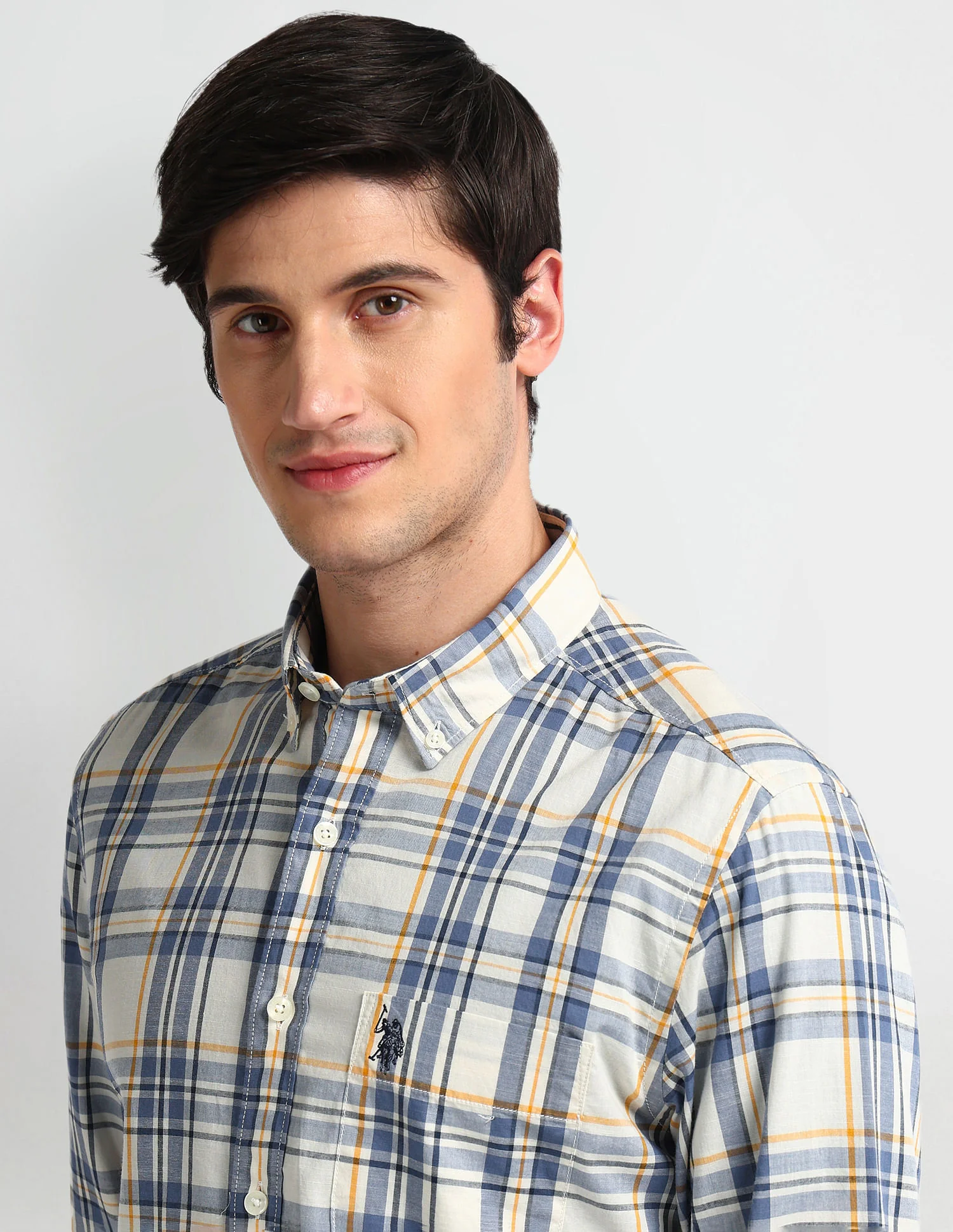 Tartan Check Tailored Fit Shirt - Image 7