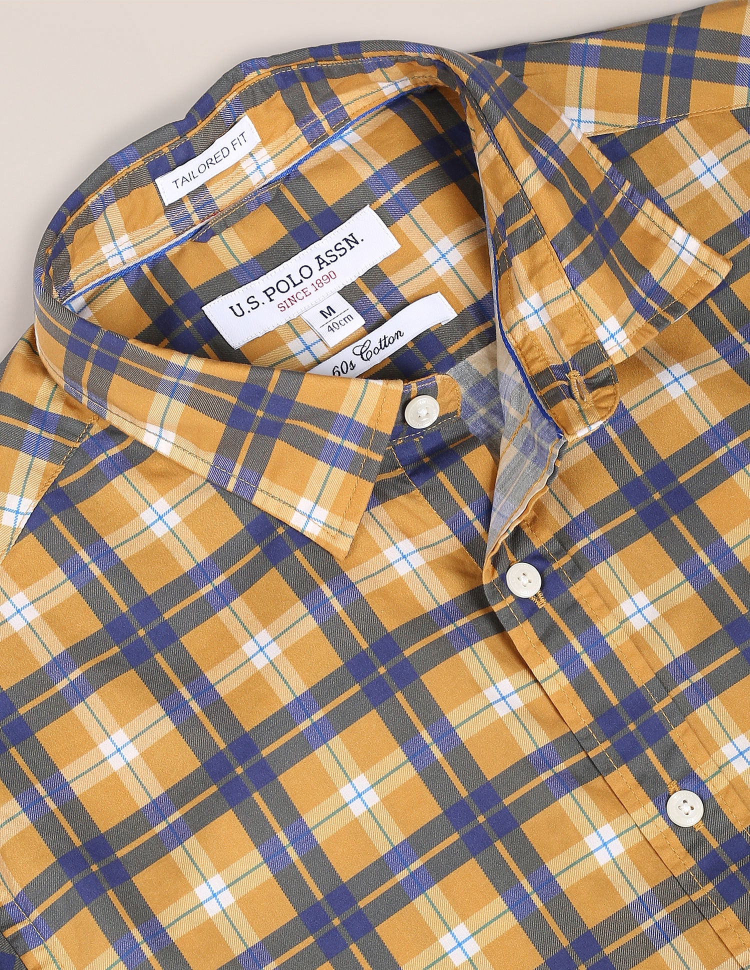 Tartan Check Tailored Regular Fit Shirt - Image 2