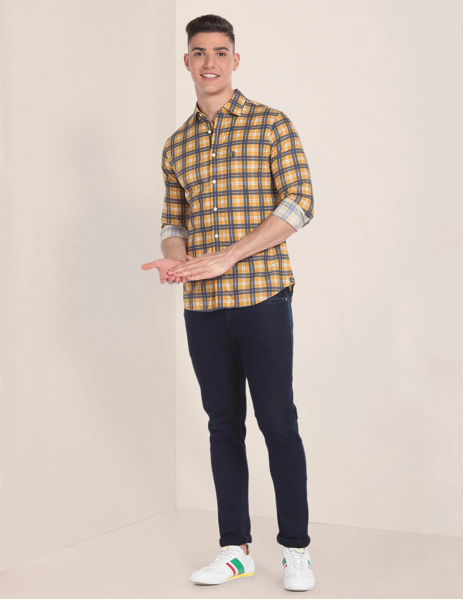 Tartan Check Tailored Regular Fit Shirt - Image 3