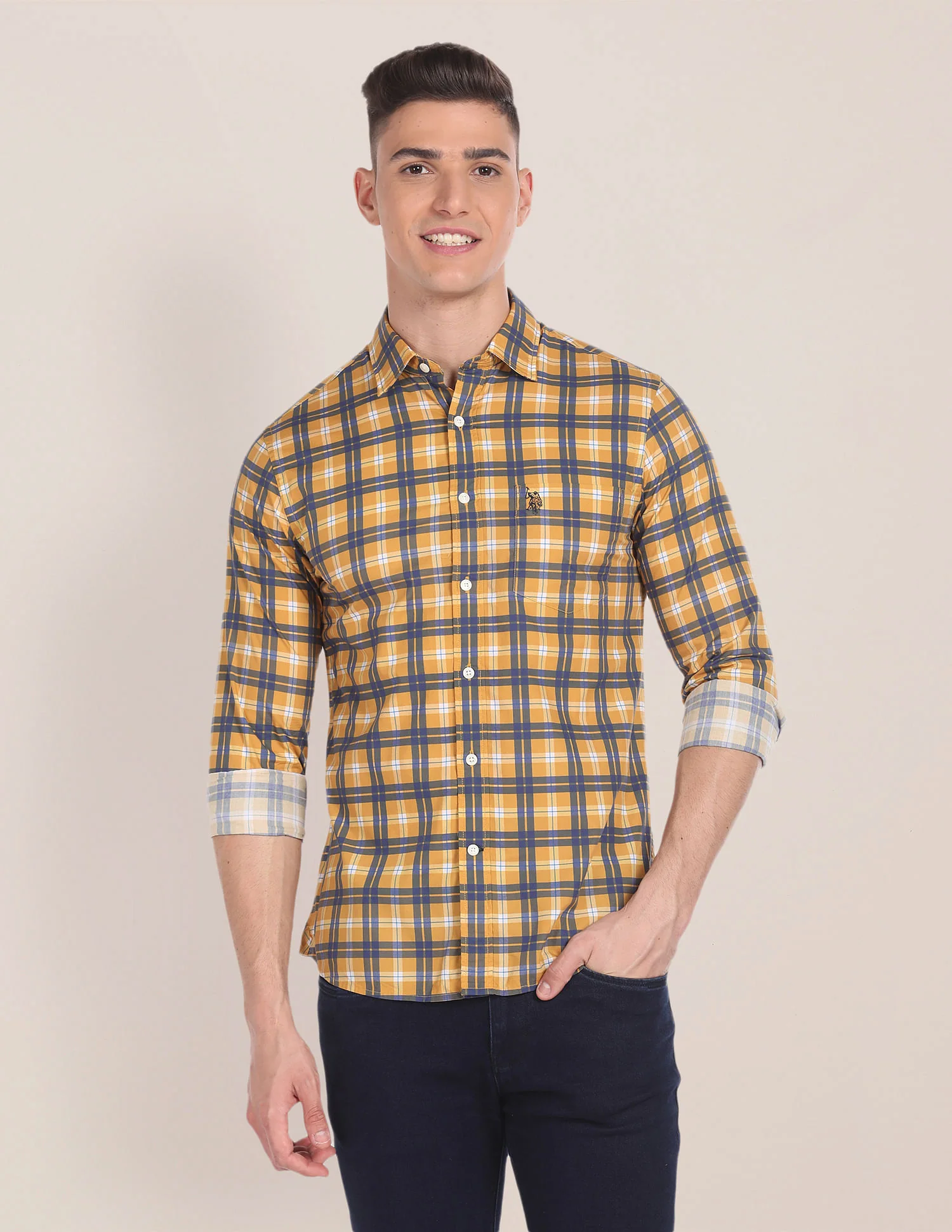 Tartan Check Tailored Regular Fit Shirt - Image 6
