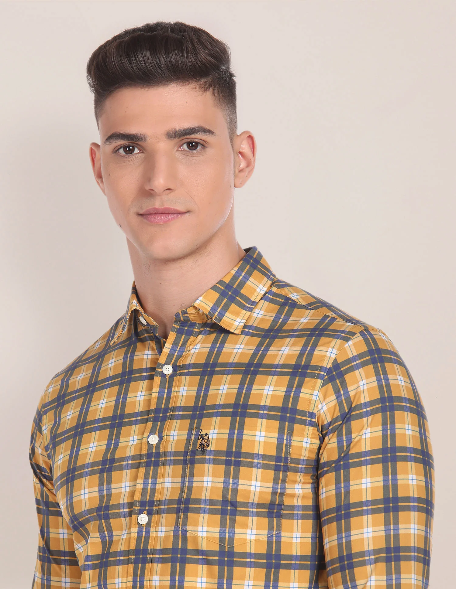 Tartan Check Tailored Regular Fit Shirt - Image 7